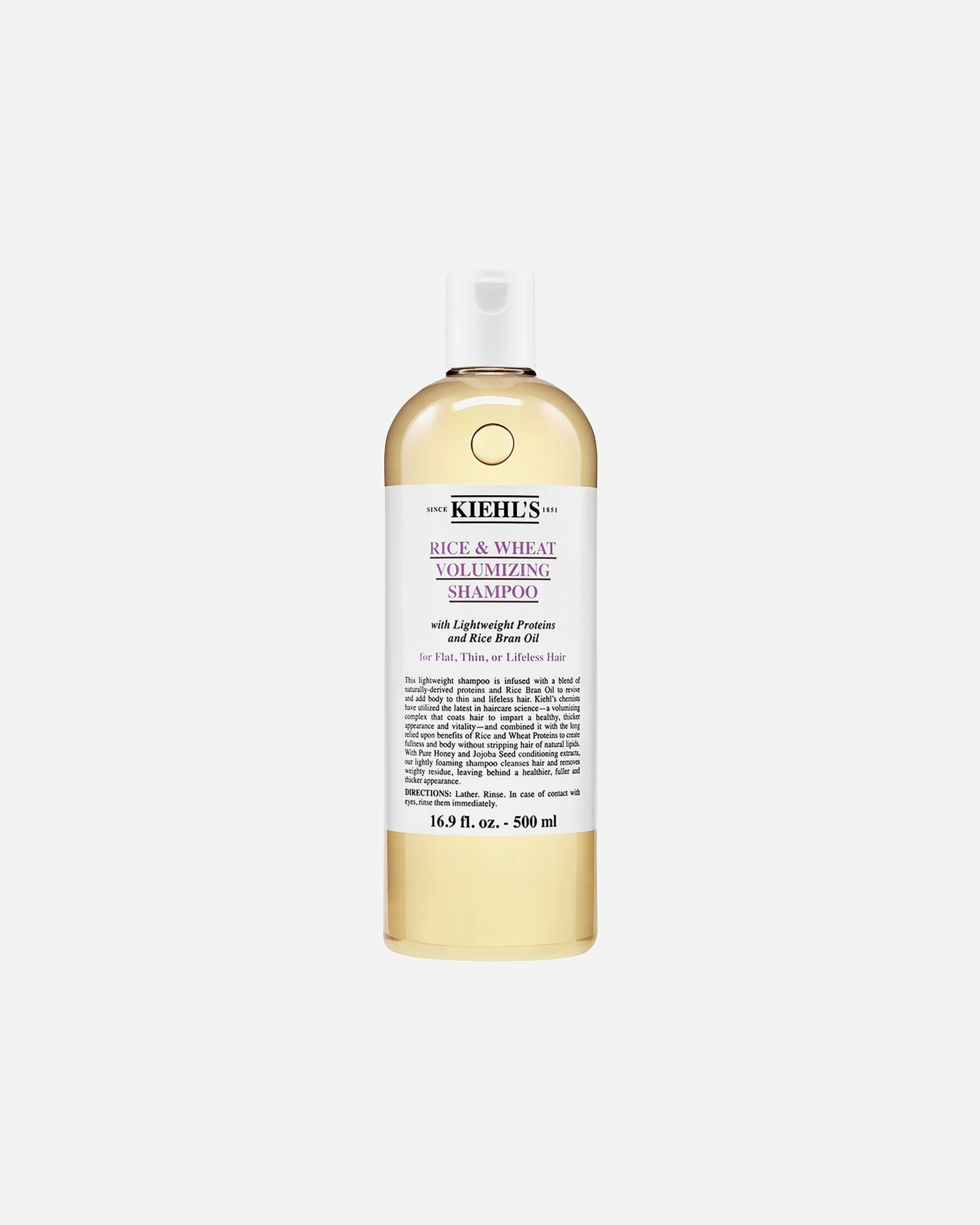 Shampoo für Unisex Kiehl’s Rice & Wheat Volumizing 500 ml