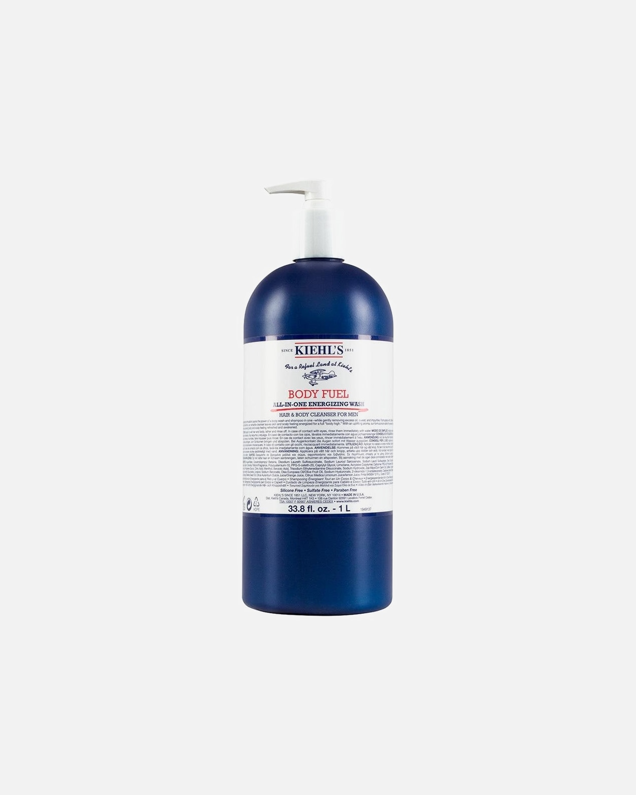 Hair & Body Wash für Männlich Kiehl’s Body Fuel All in One Wash 1000 ml