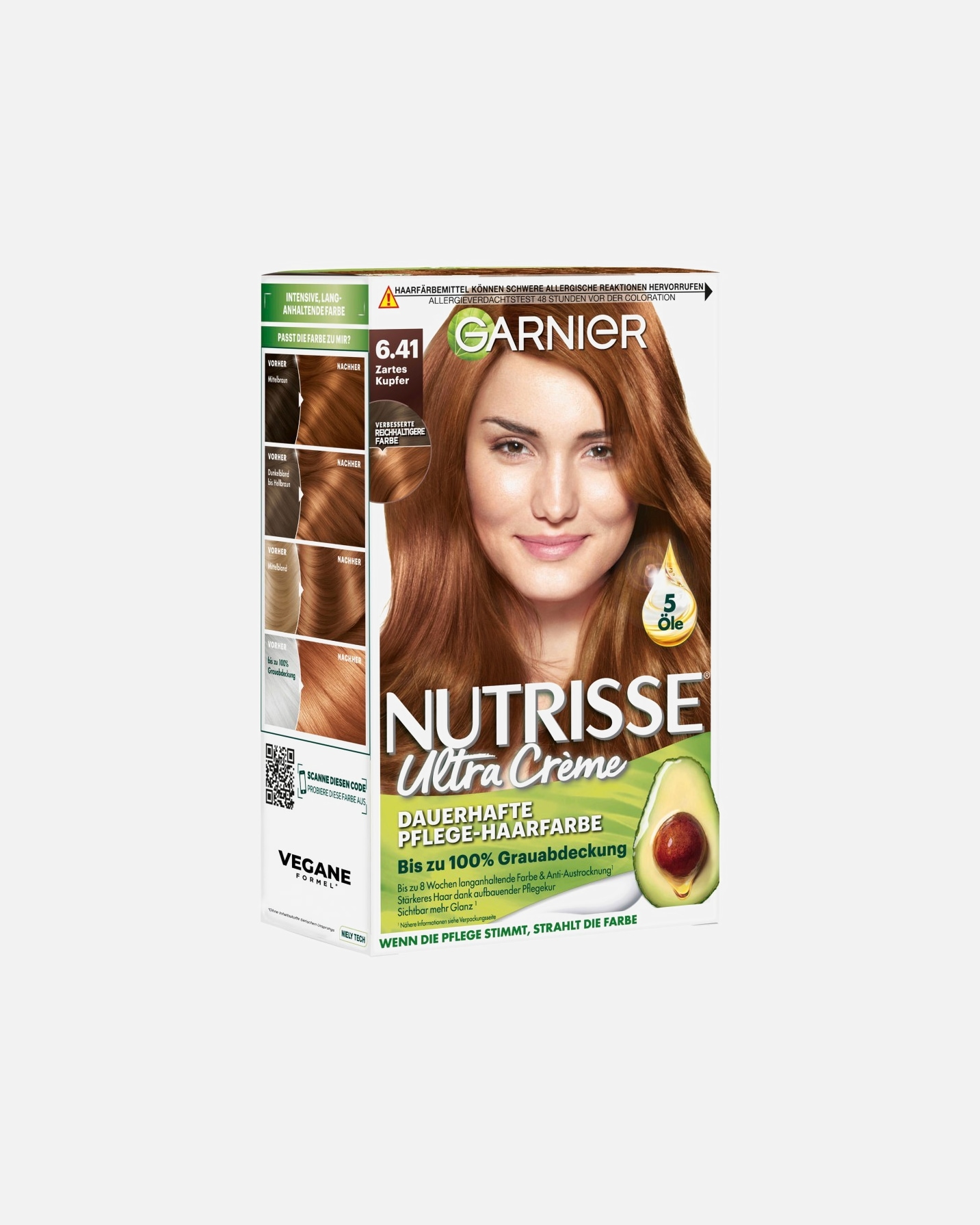 Haarfarbe für Weiblich Garnier Nutrisse Ultra Crème 64