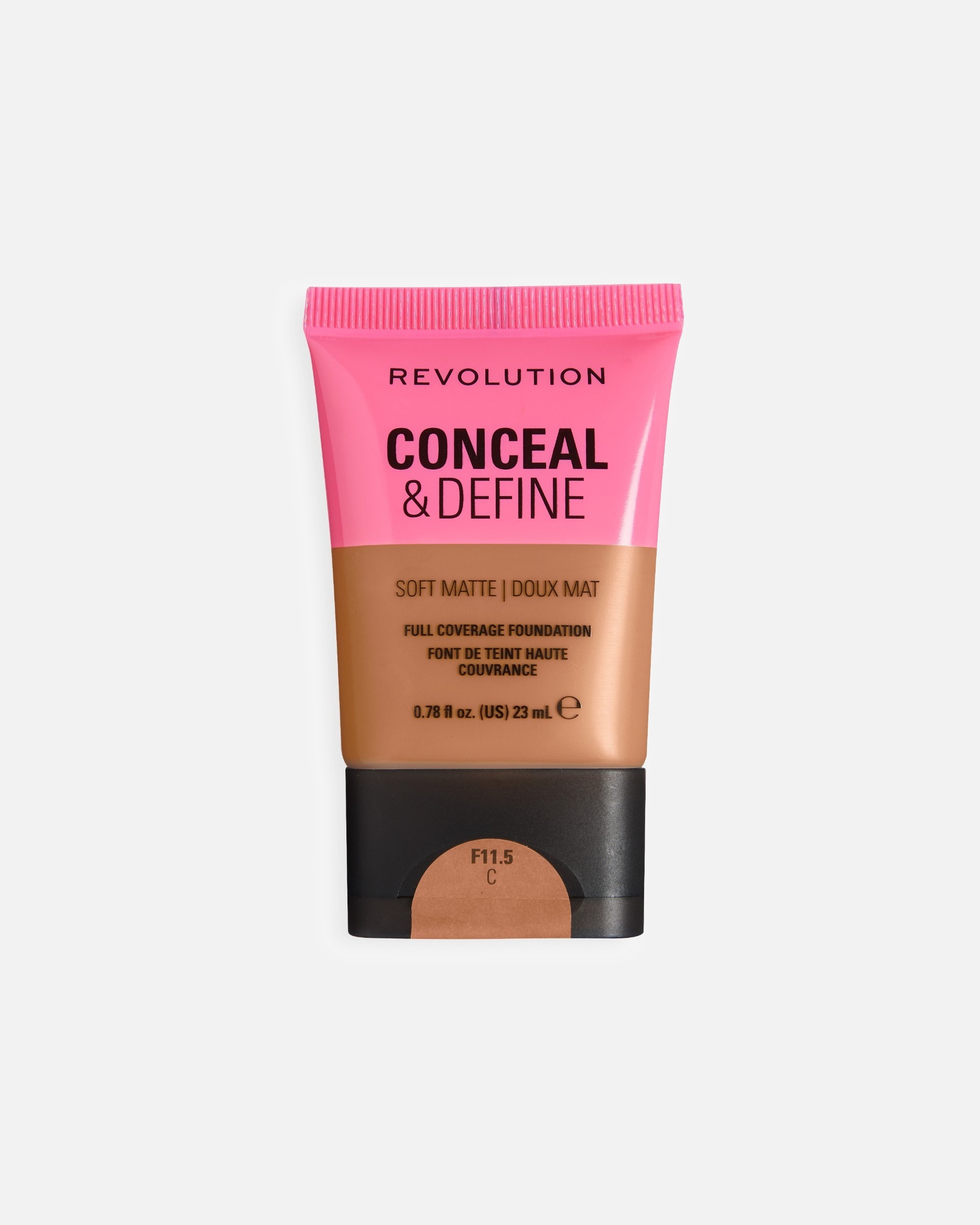 Foundation für Unisex REVOLUTION Conceal and Define Soft Matte Tube 23 ml
