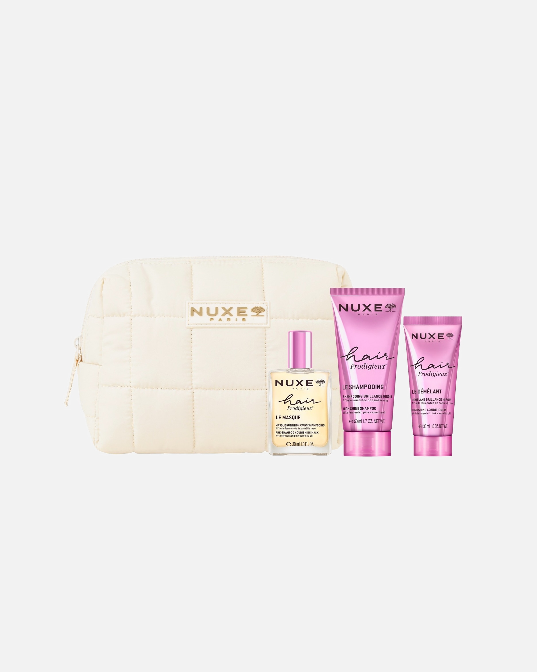 Reiseset für Unisex NUXE Hair Prodigieux® MEINE ROUTINE FÜR GLÄNZENDES HAAR 1 Stück