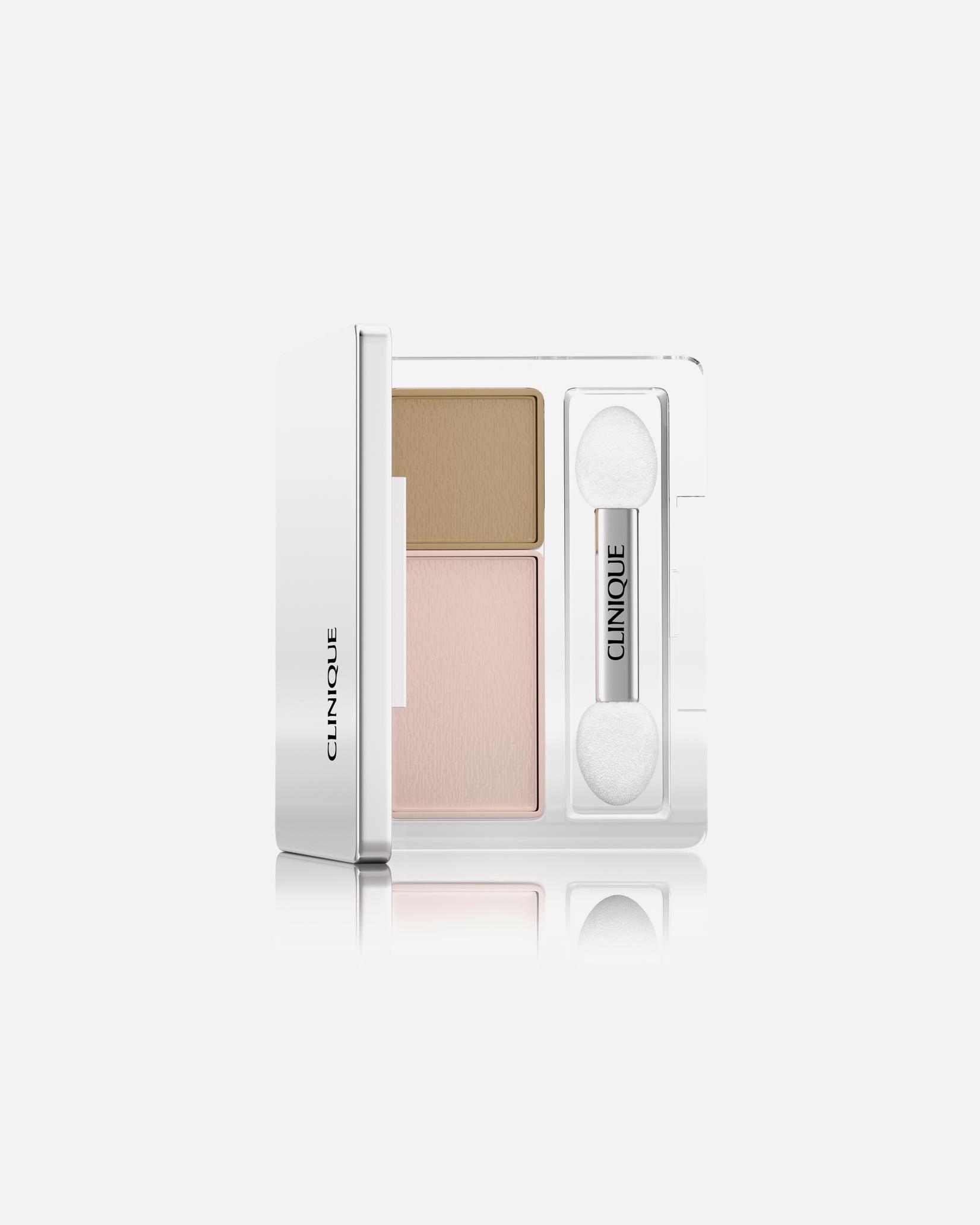 Lidschatten für Unisex Clinique All About Shadow Duo Twilight Mauve / Brandided 17 - SEASHELL PINK / FAWN SATIN