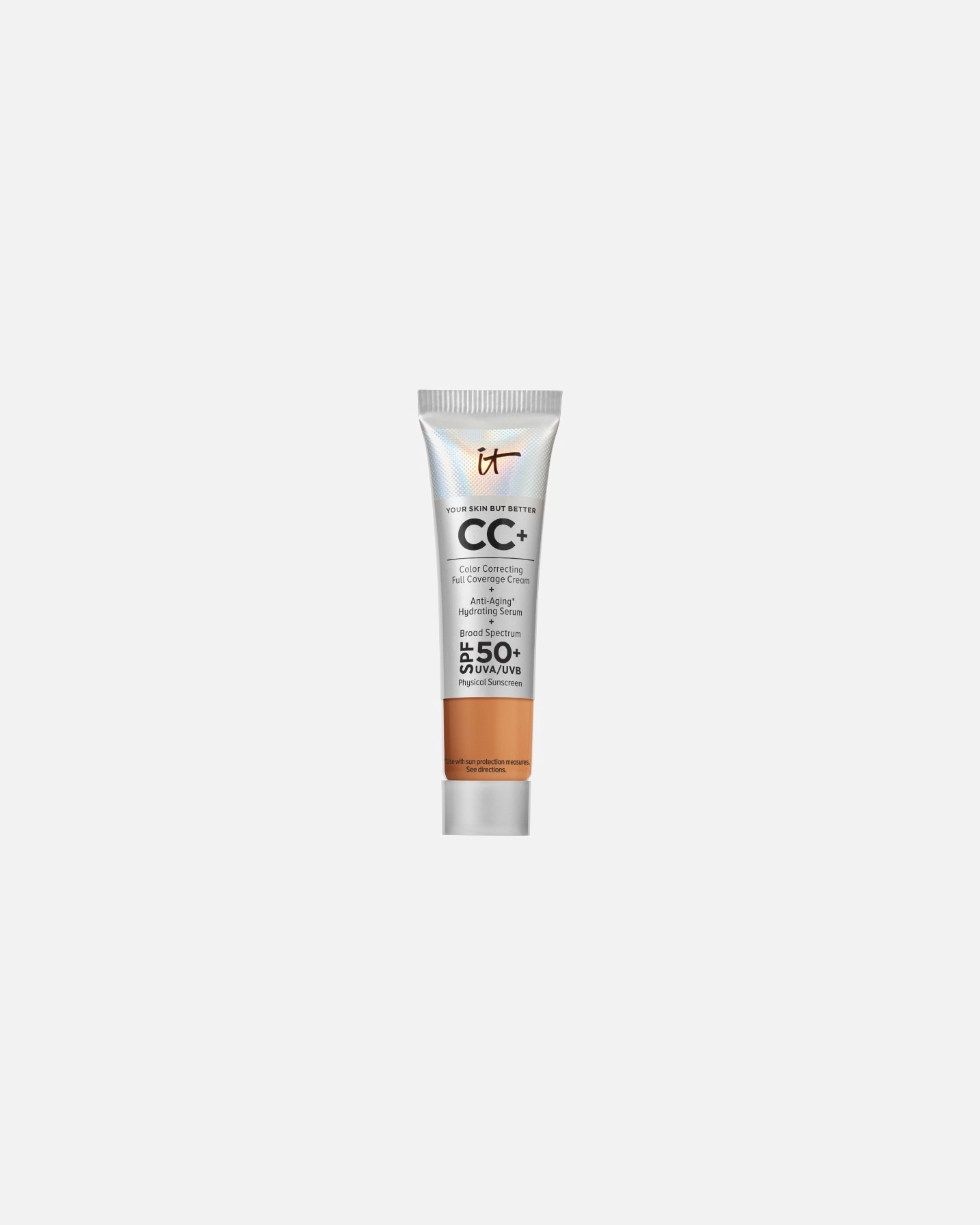 CC Cream für Unisex IT Cosmetics Your Skin But Better CC+ SPF 50+ TAN - 12 ml - Travel Size
