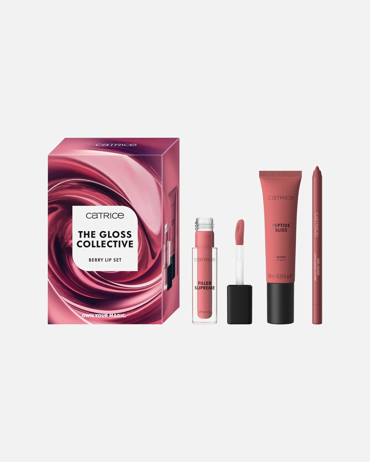 Lippen Make-up Set für Unisex Catrice The Gloss Collective Berry 1 Stück
