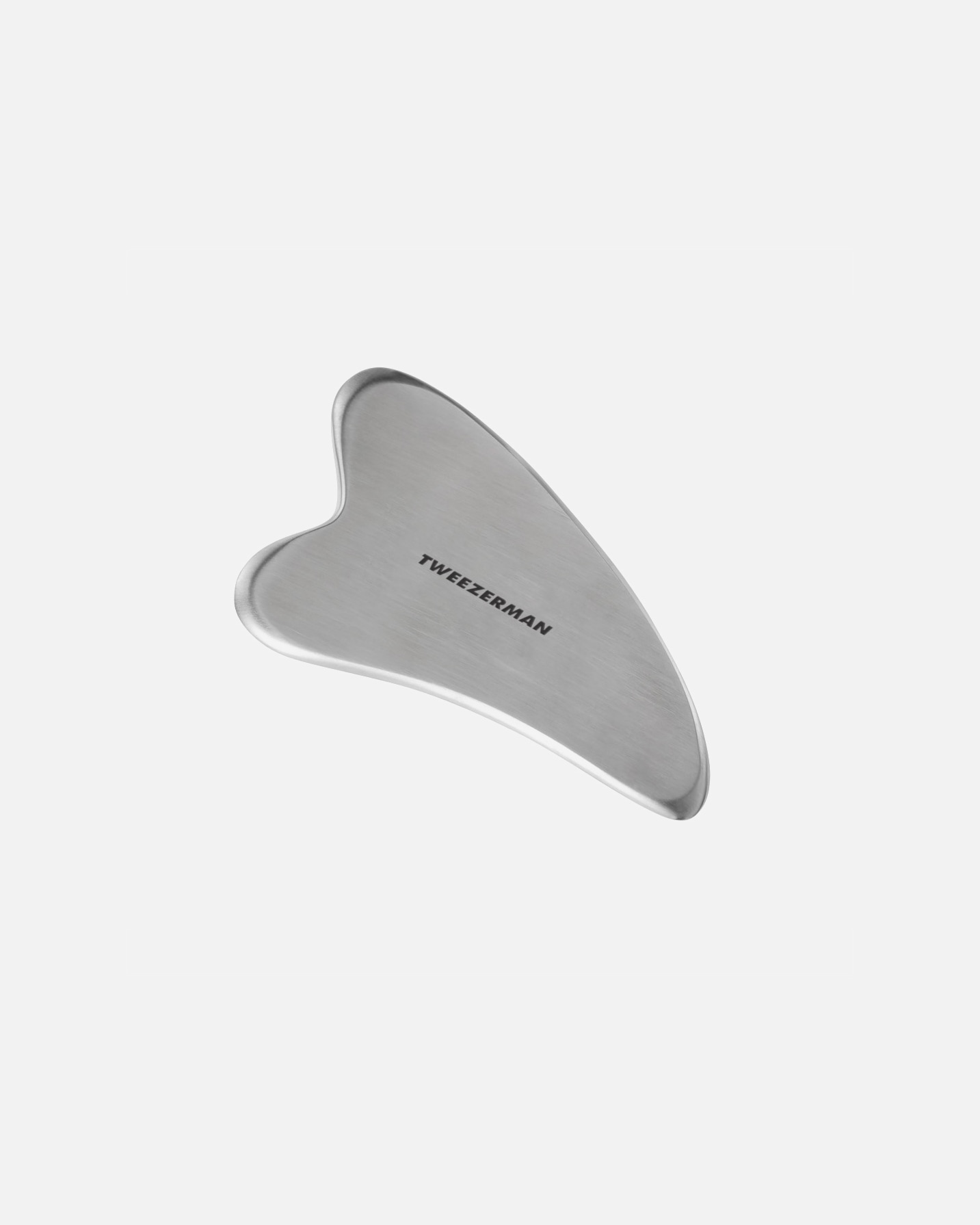 Gesichtsmassagegerät für Unisex Tweezerman Gua Sha - Silver 1 Stück