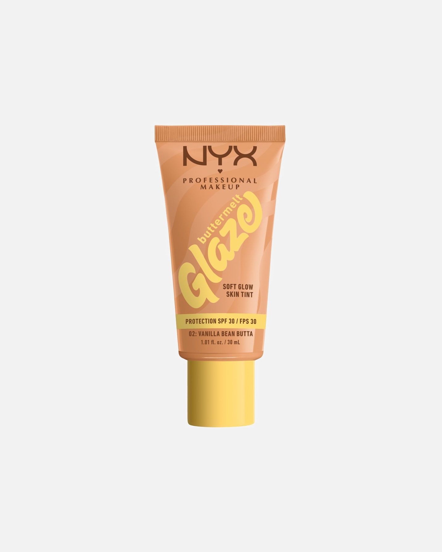 Foundation für Unisex NYX Professional Makeup Buttermelt Glaze LSF 30 02W - VANILLA BEAN BUTTA