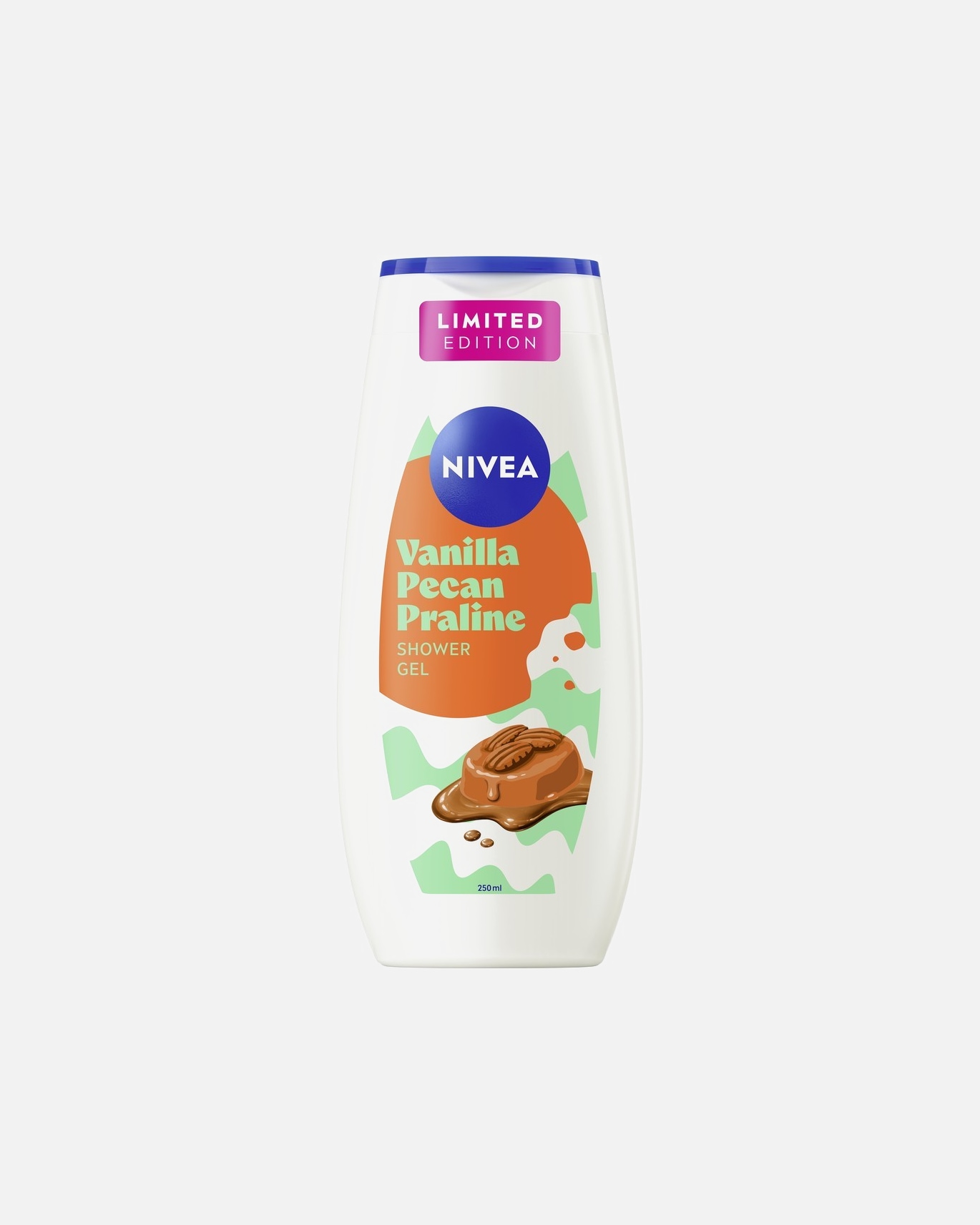 Duschgel für Unisex NIVEA Vanilla Pecan Praline 250 ml