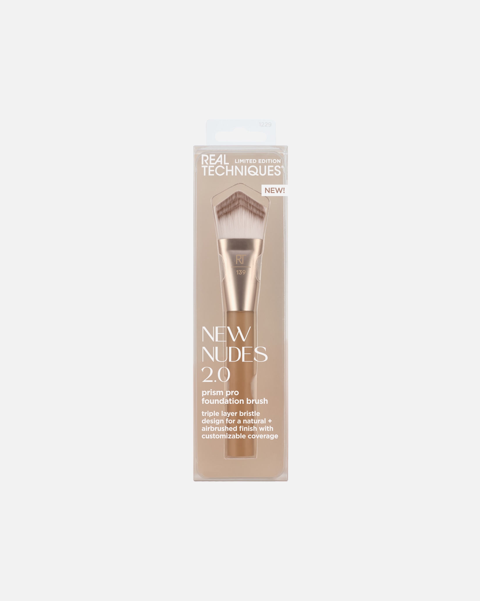 Foundationpinsel für Unisex Real Techniques New Nudes 2.0 Prism Pro 1 Stück