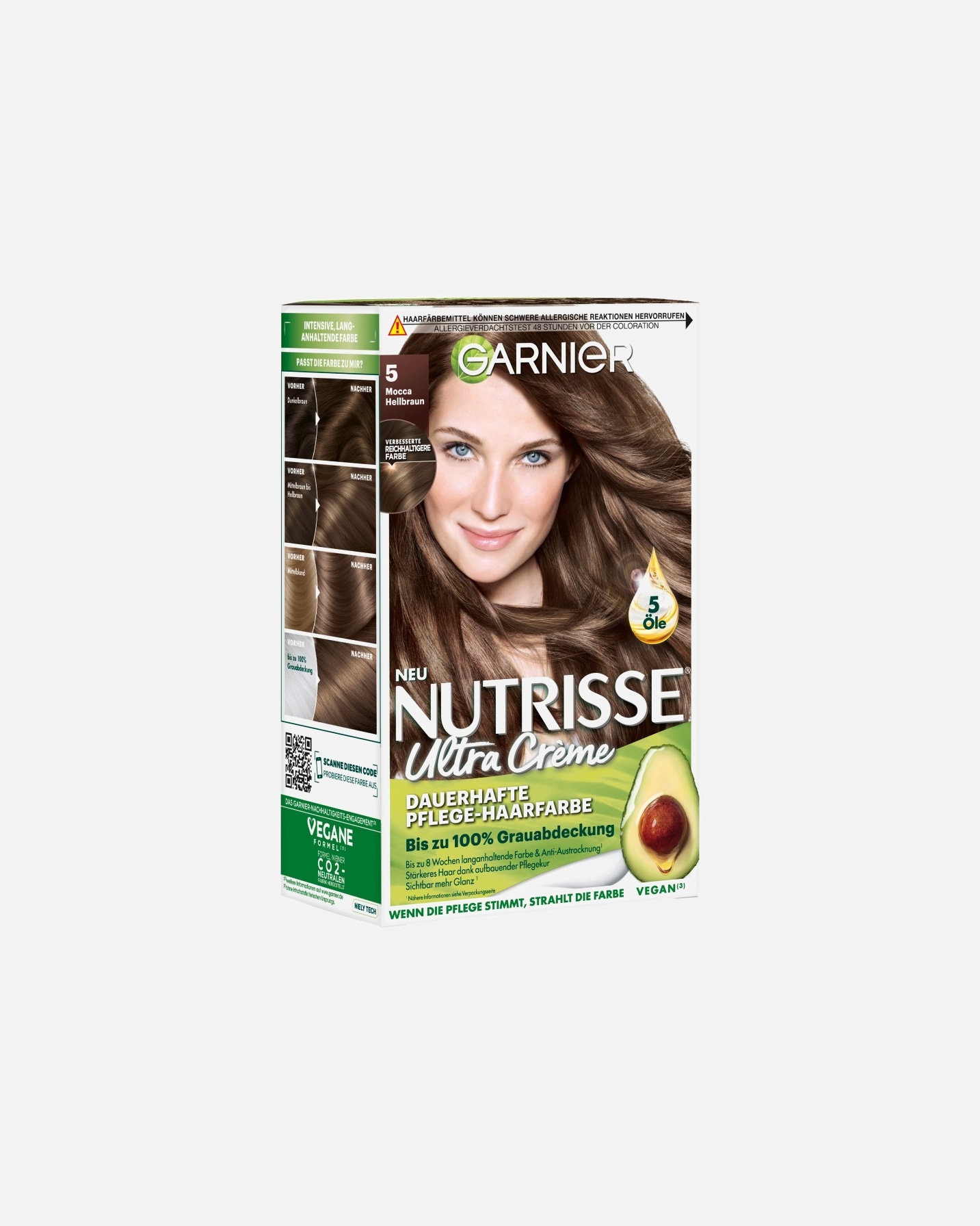 Haarfarbe für Weiblich Garnier Nutrisse Ultra Crème 050