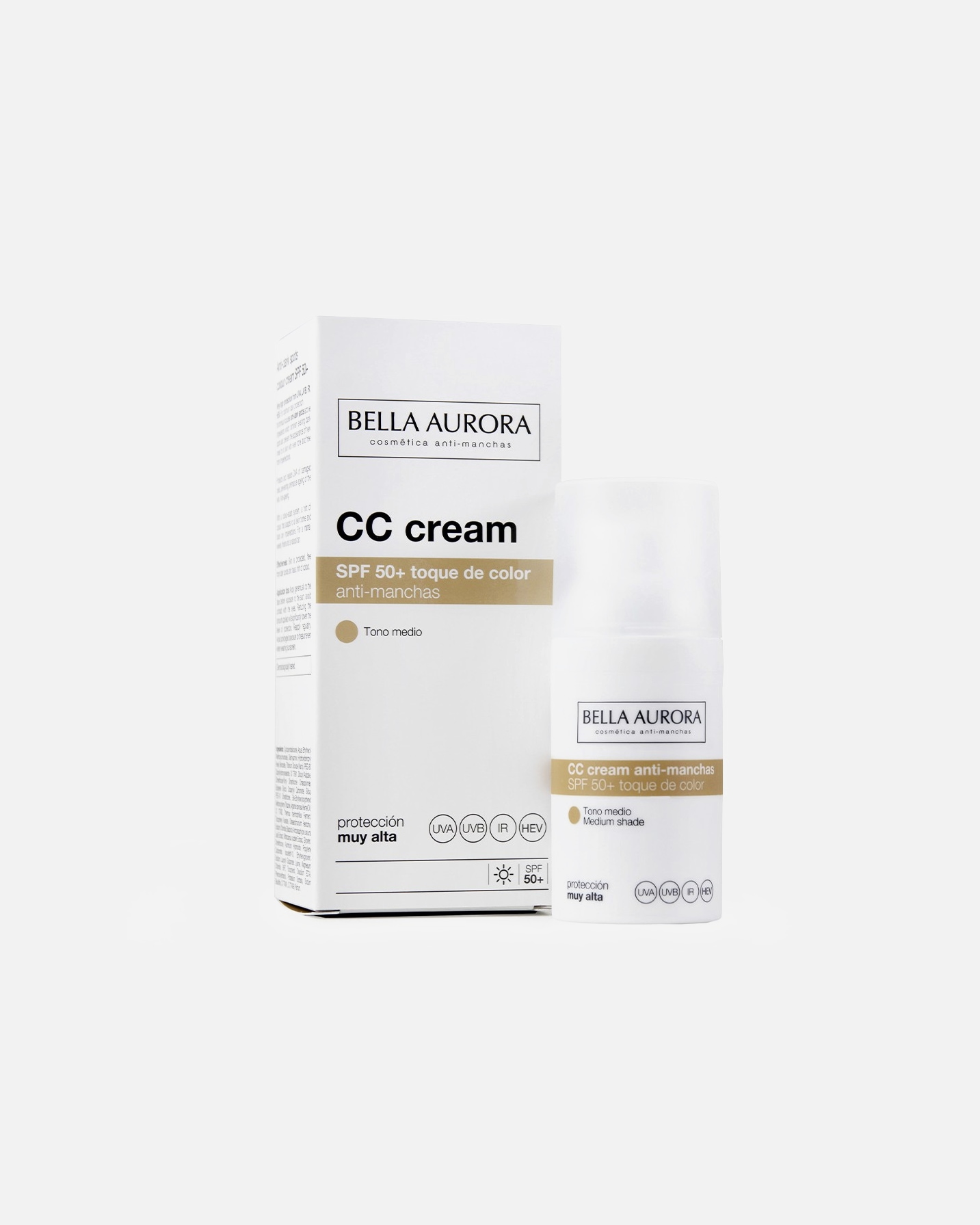 BB Cream für Unisex Bella Aurora CC-Creme 201 - MEDIUM TONE