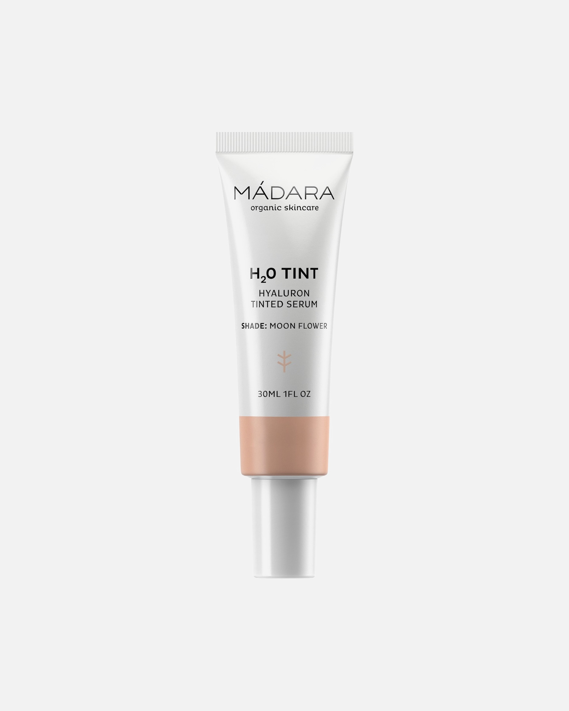 Getönte Tagescreme für Unisex Madara H2O Tint Getöntes Hyaluron-Serum 2 MOON FLOWER