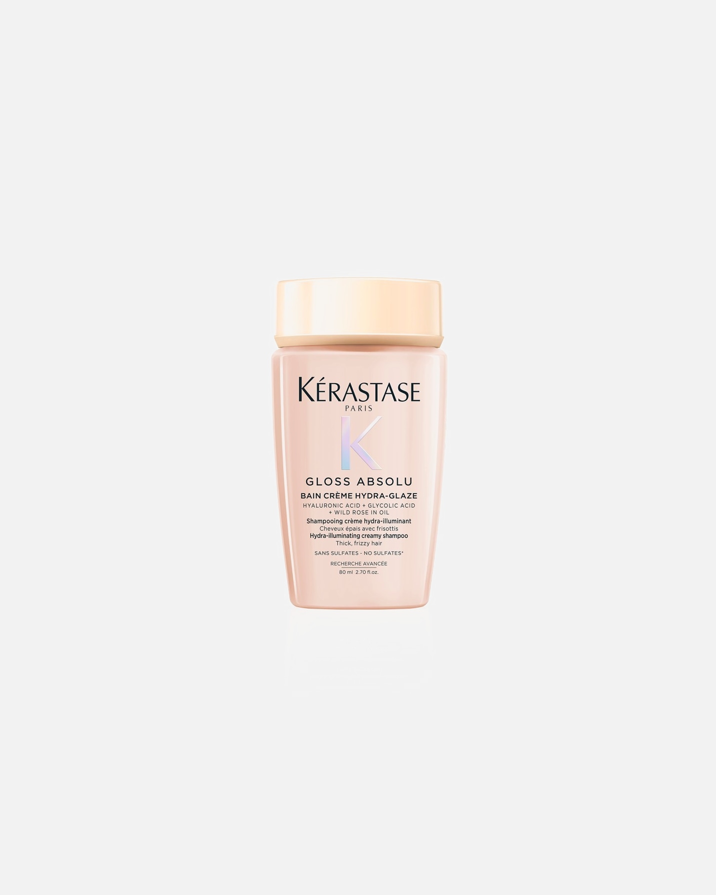 Haarbad für Unisex Kérastase Gloss Absolu Bain Crème Hydra-Glaze 80 ml