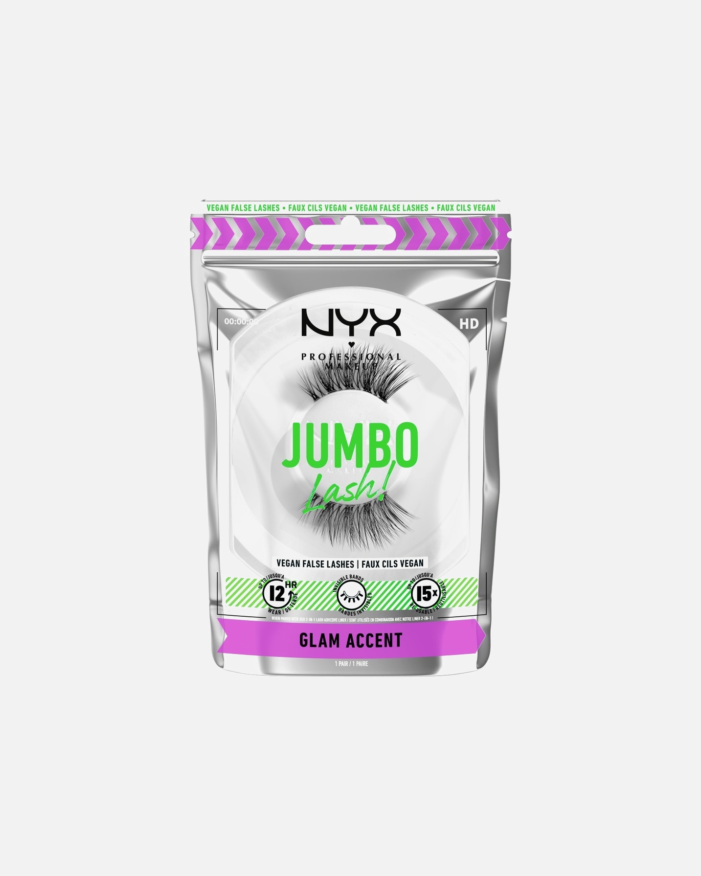 Künstliche Wimpern für Unisex NYX Professional Makeup Jumbo Lash! 1 Stück