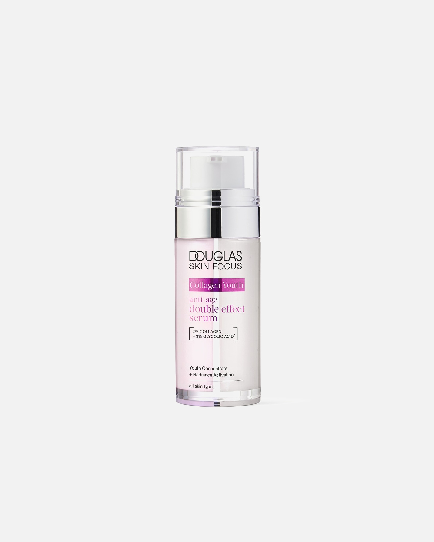 Anti-Aging Serum für Unisex Douglas Collection Skin Focus Collagen Youth Anti-Age Double Effect Serum 50 ml