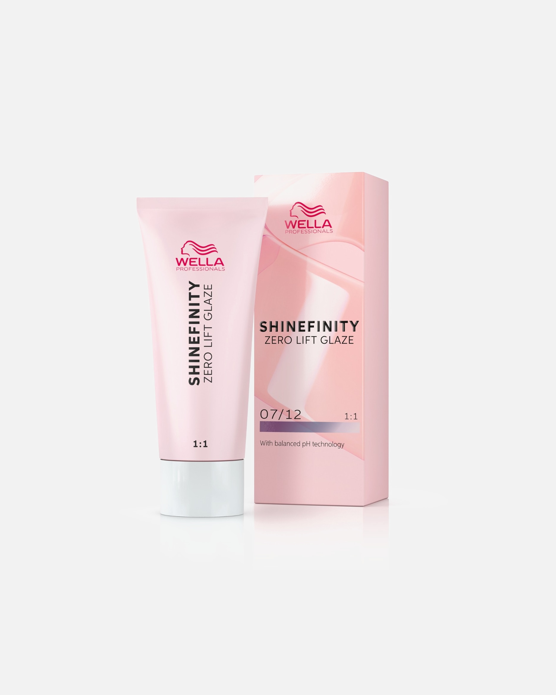 Haartönung für Unisex Wella Shinefinity Zero Lift Gaze Demi-permanente Gel-Cremetönung 07/12 Cool Mushroom