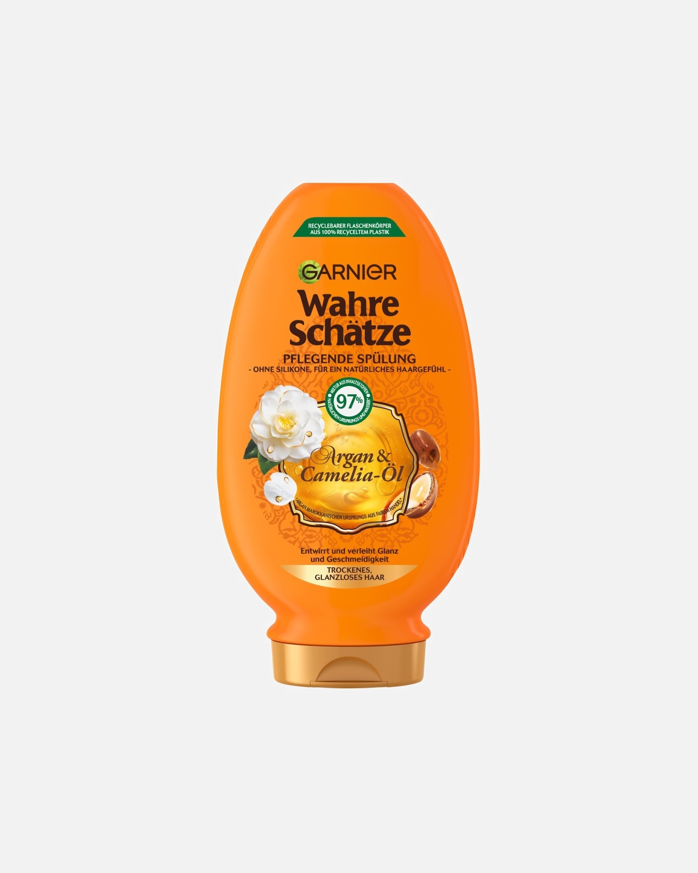 Conditioner für Unisex Garnier Wahre Schätze Pflegende Spülung Argan- & Camelia-Öl 250 ml
