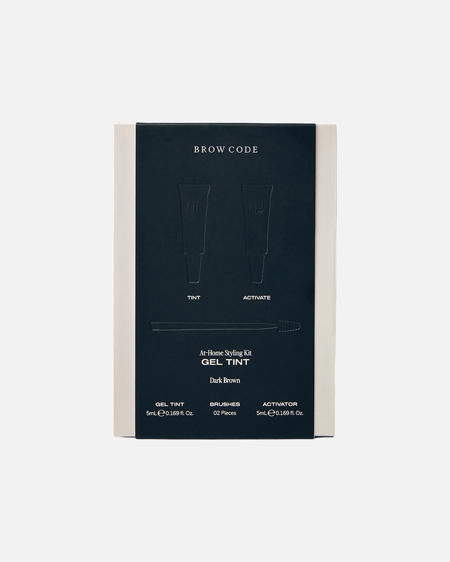 Augenbrauenfarbe für Unisex Brow Code Default Brand Line Gel Tint Kit 10 ml