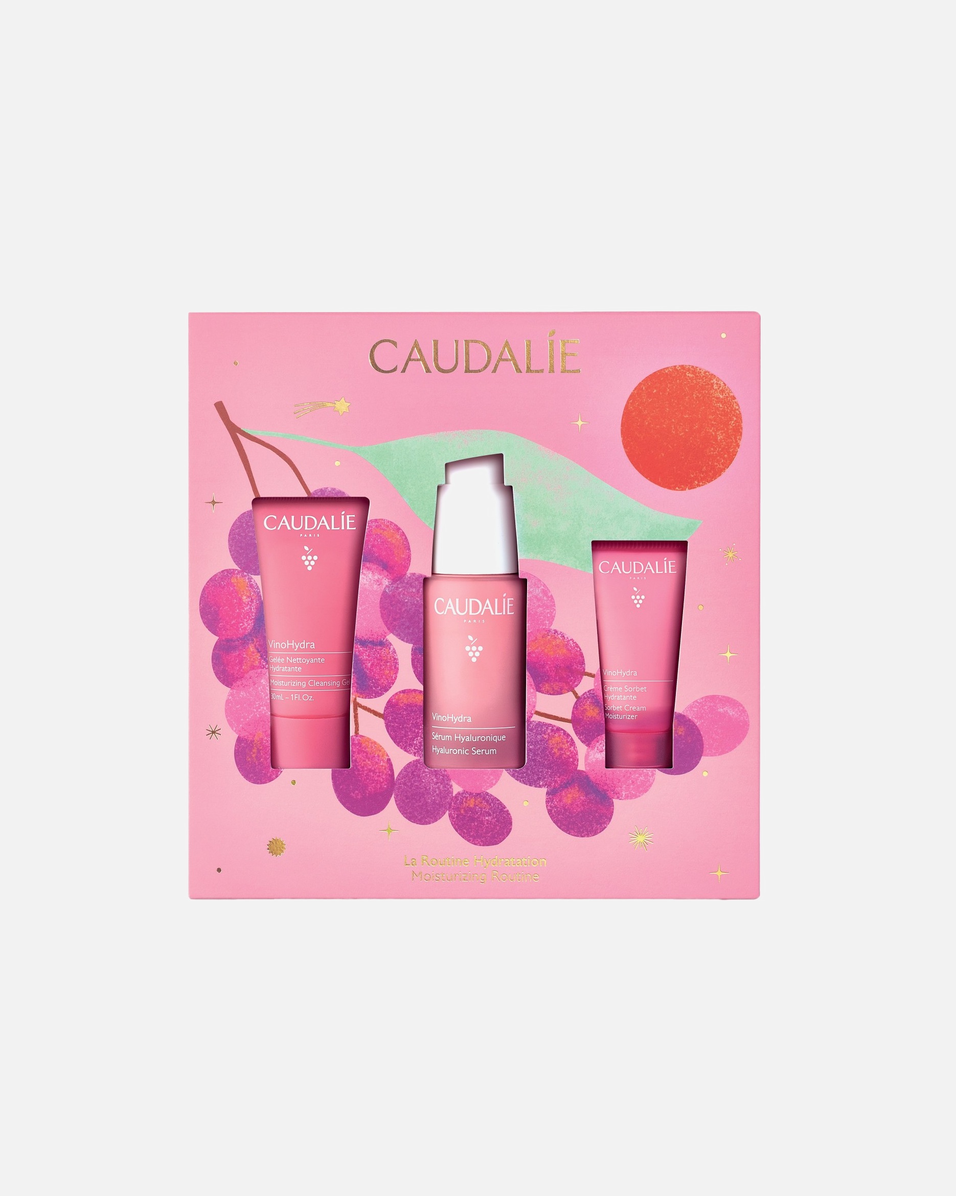 Gesichtspflegeset für Unisex Caudalie Vinohydra Serum Set - Xmas 2026 1 Stück