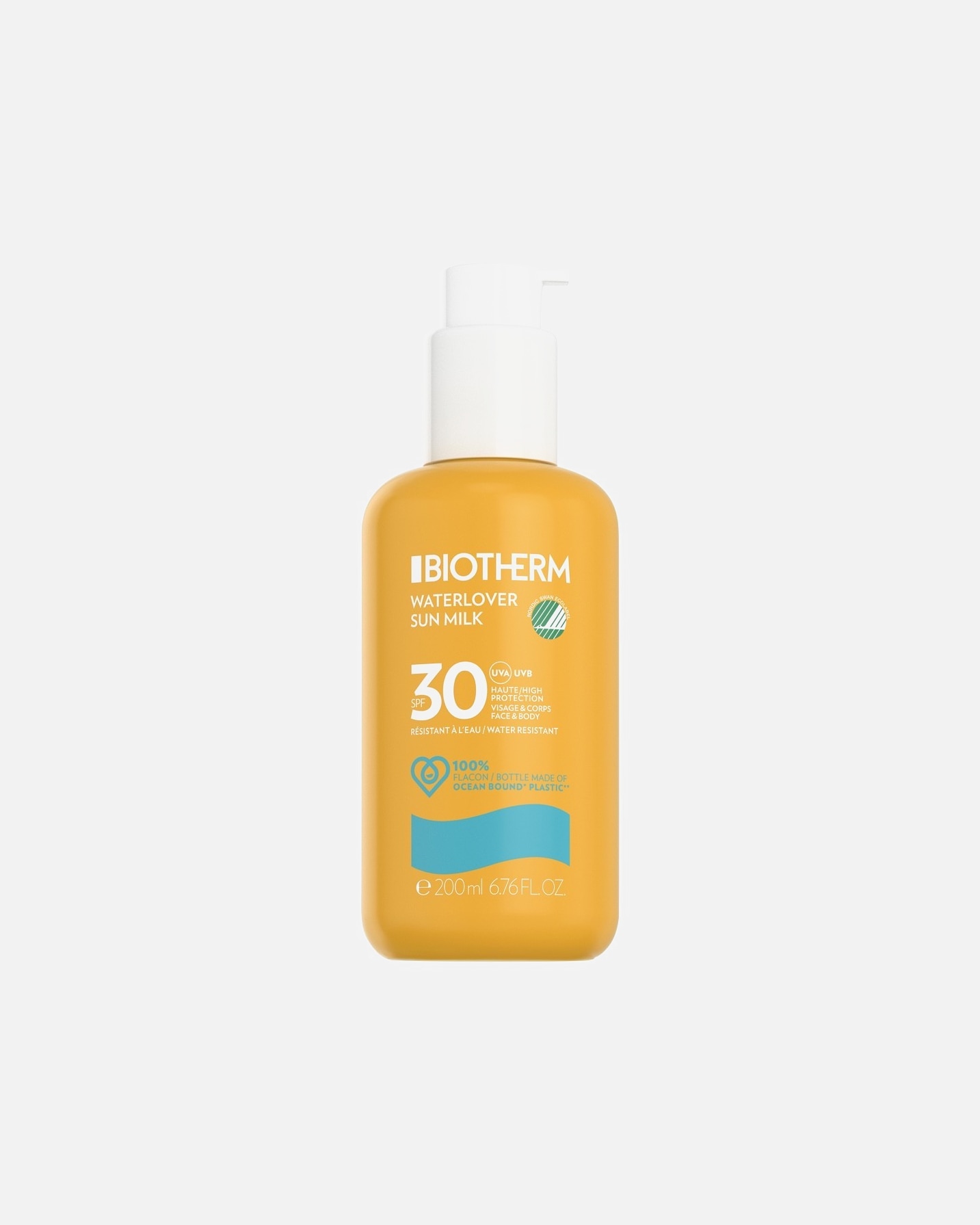Sonnencreme für Unisex Biotherm Water Lover Sun Milk SPF 30 200 ml
