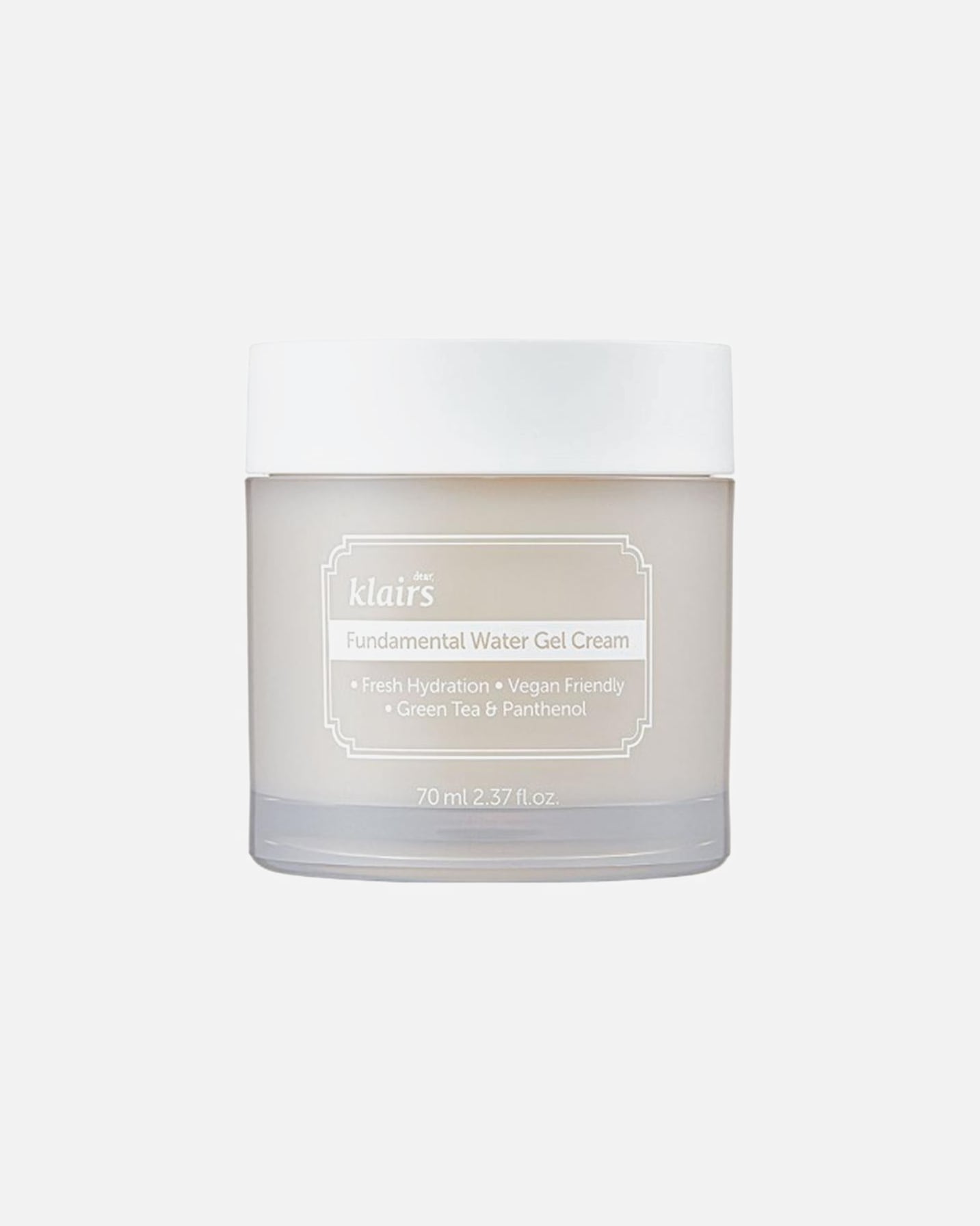 Gesichtscreme für Unisex Dear Klairs Klairs Fundamental Water Gel Cream 70 ml