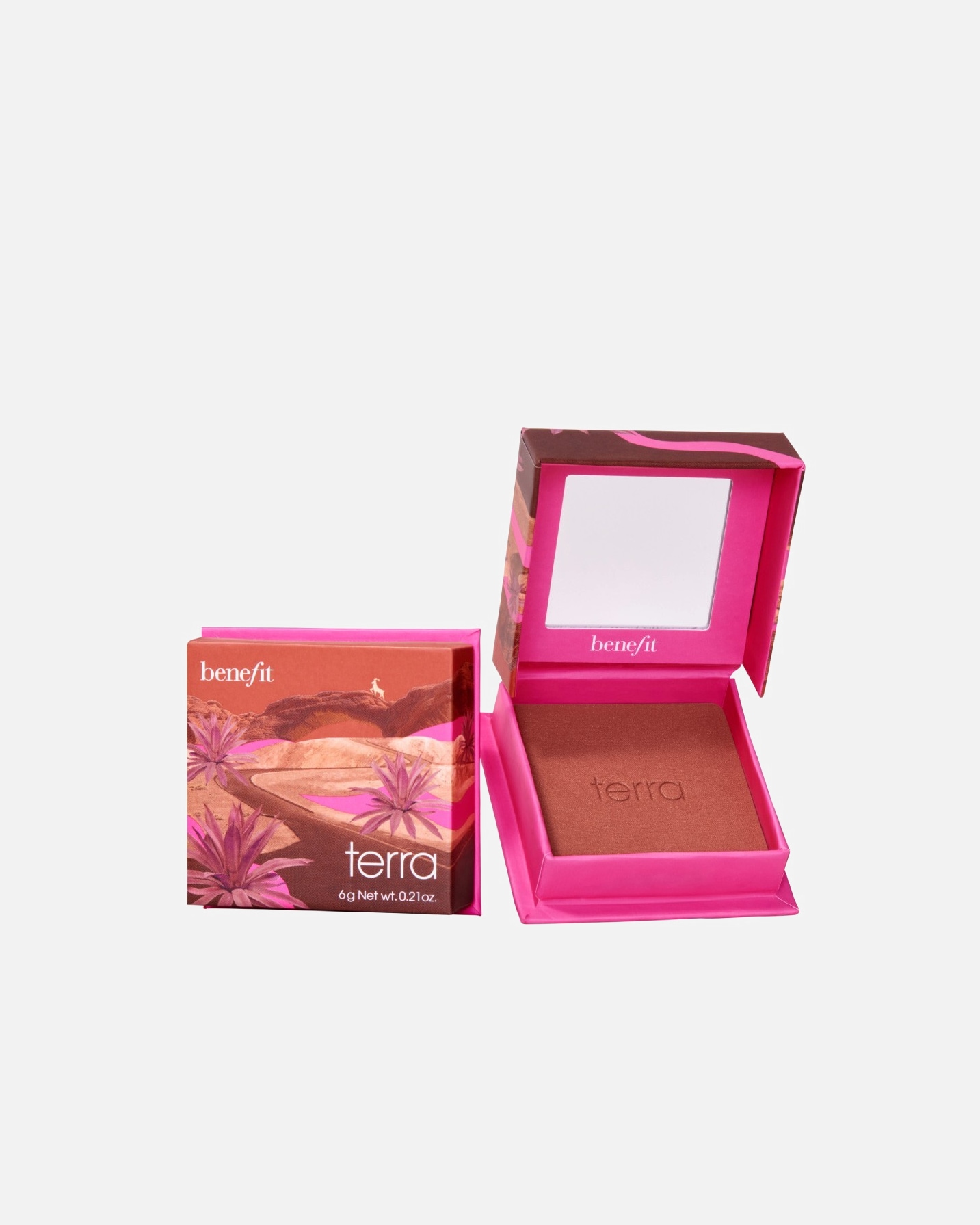 Blush für Unisex Benefit Blush Collection Terra in Terracotta mit Goldschimmer 6 g