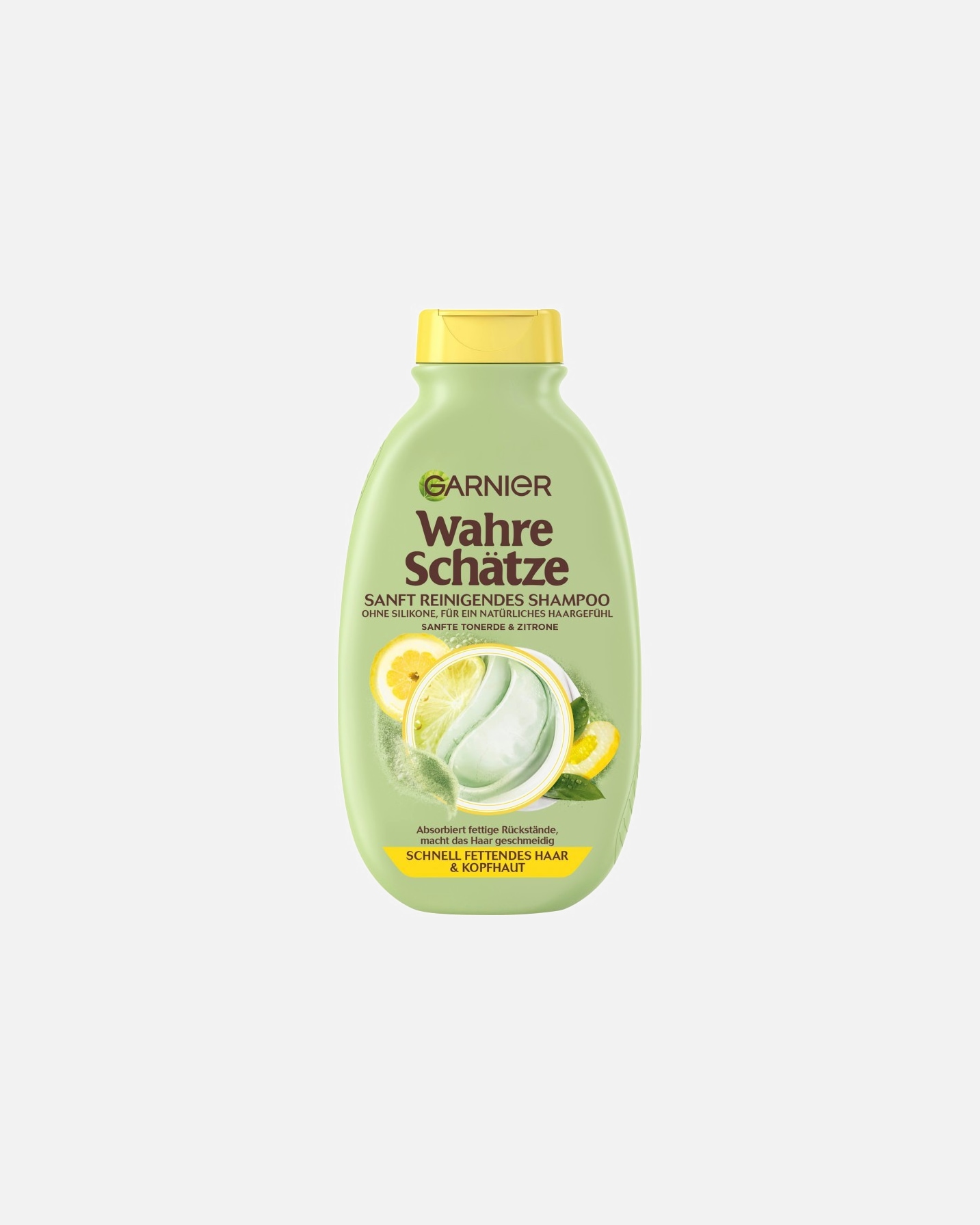 Shampoo für Unisex Garnier Wahre Schätze Sanft Reinigendes Tonerde & Zitrone 250 ml