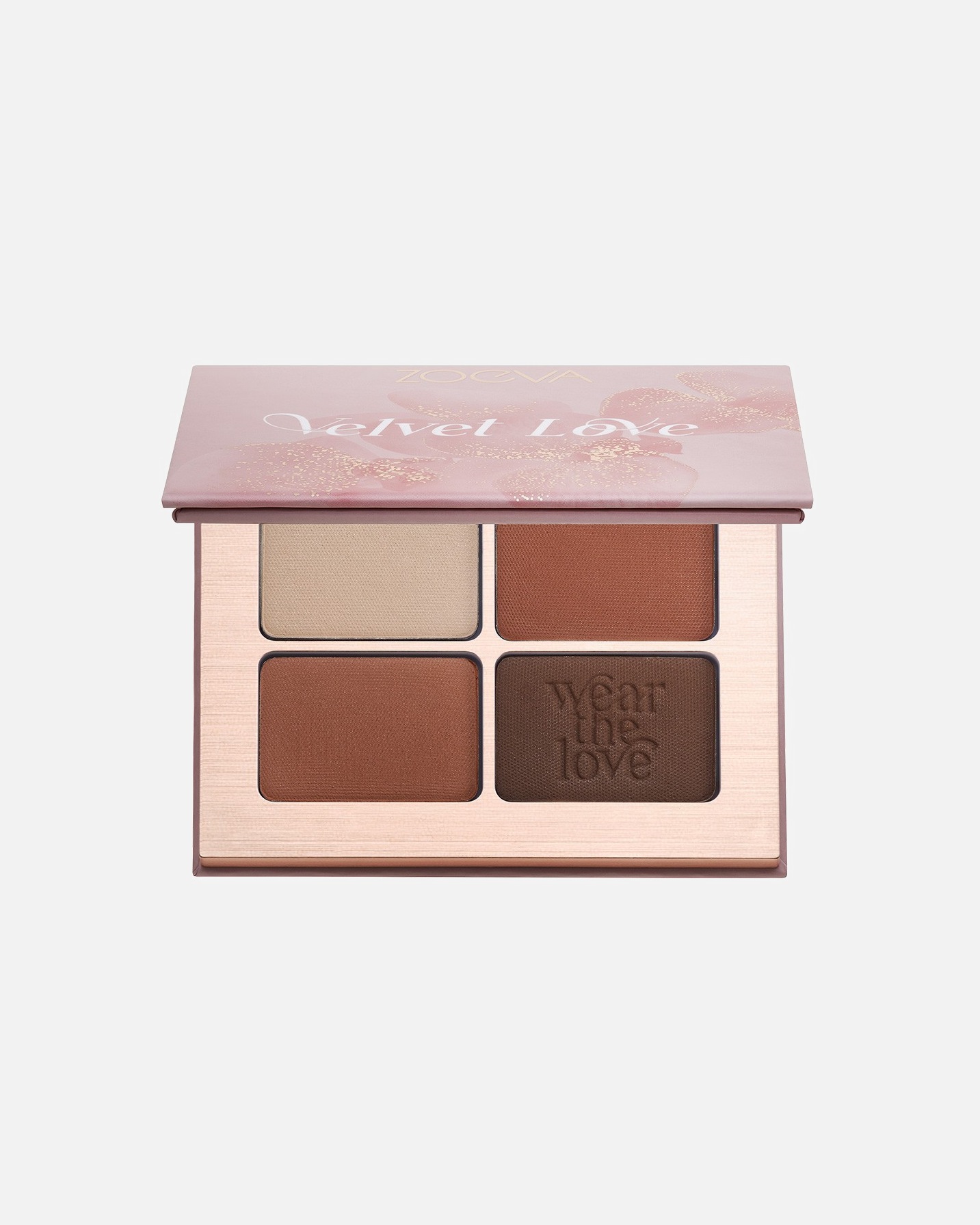 Lidschatten für Unisex ZOEVA VELVET LOVE EYESHADOW QUAD EASY NUDE EYES