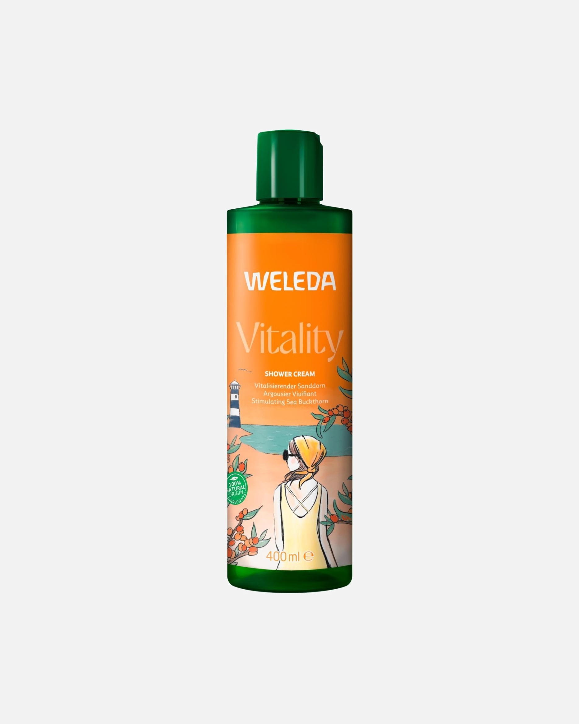 Duschgel für Unisex Weleda Sea Buckthorn Vitality 400 ml
