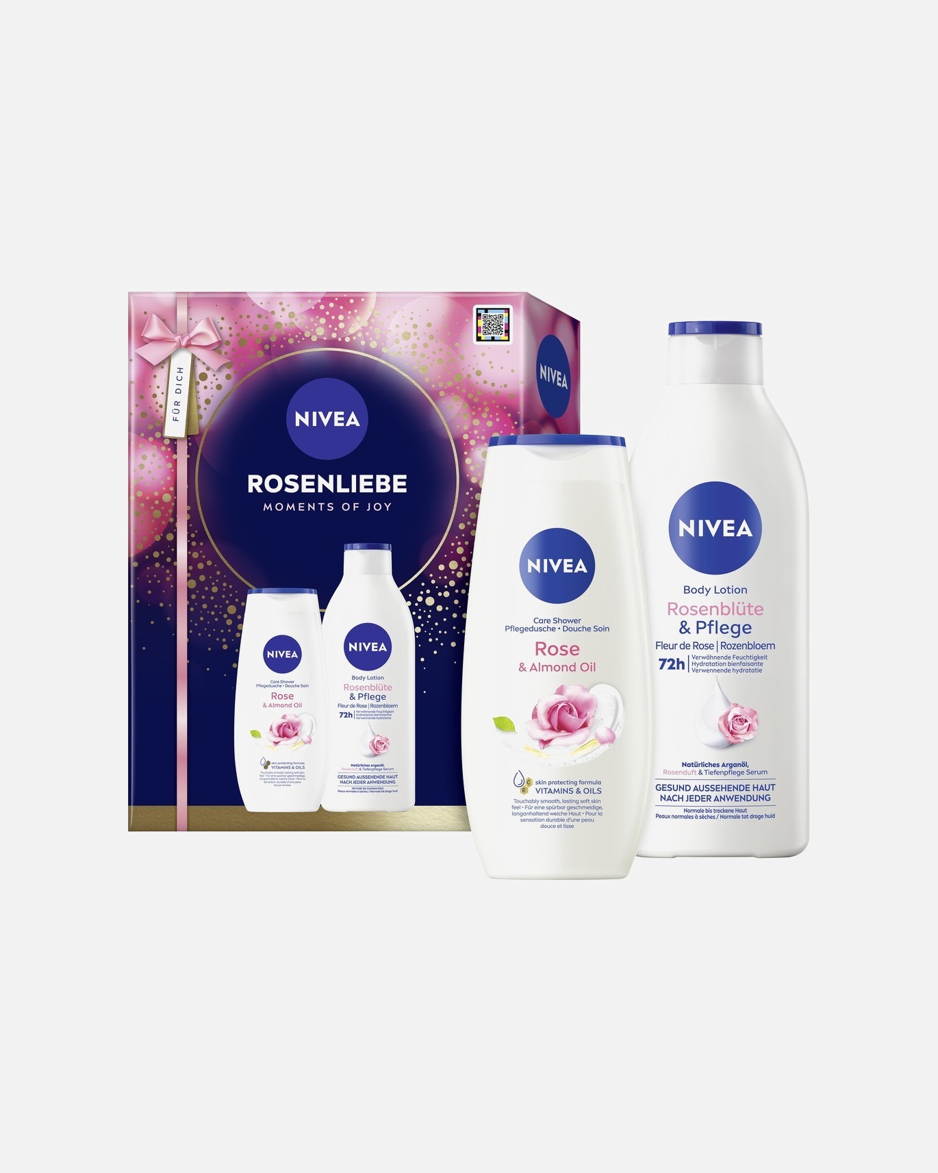 Körperpflegeset für Unisex NIVEA Rosenliebe Geschenkset 1 Stk.