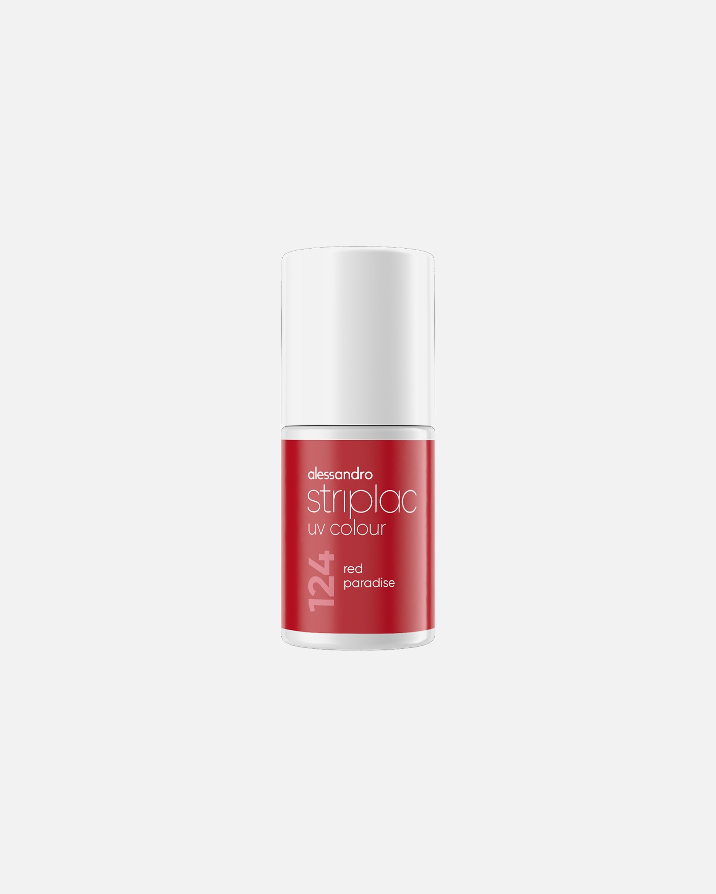 UV-Nagellack für Unisex Alessandro Striplac Uv Colour Red Paradise