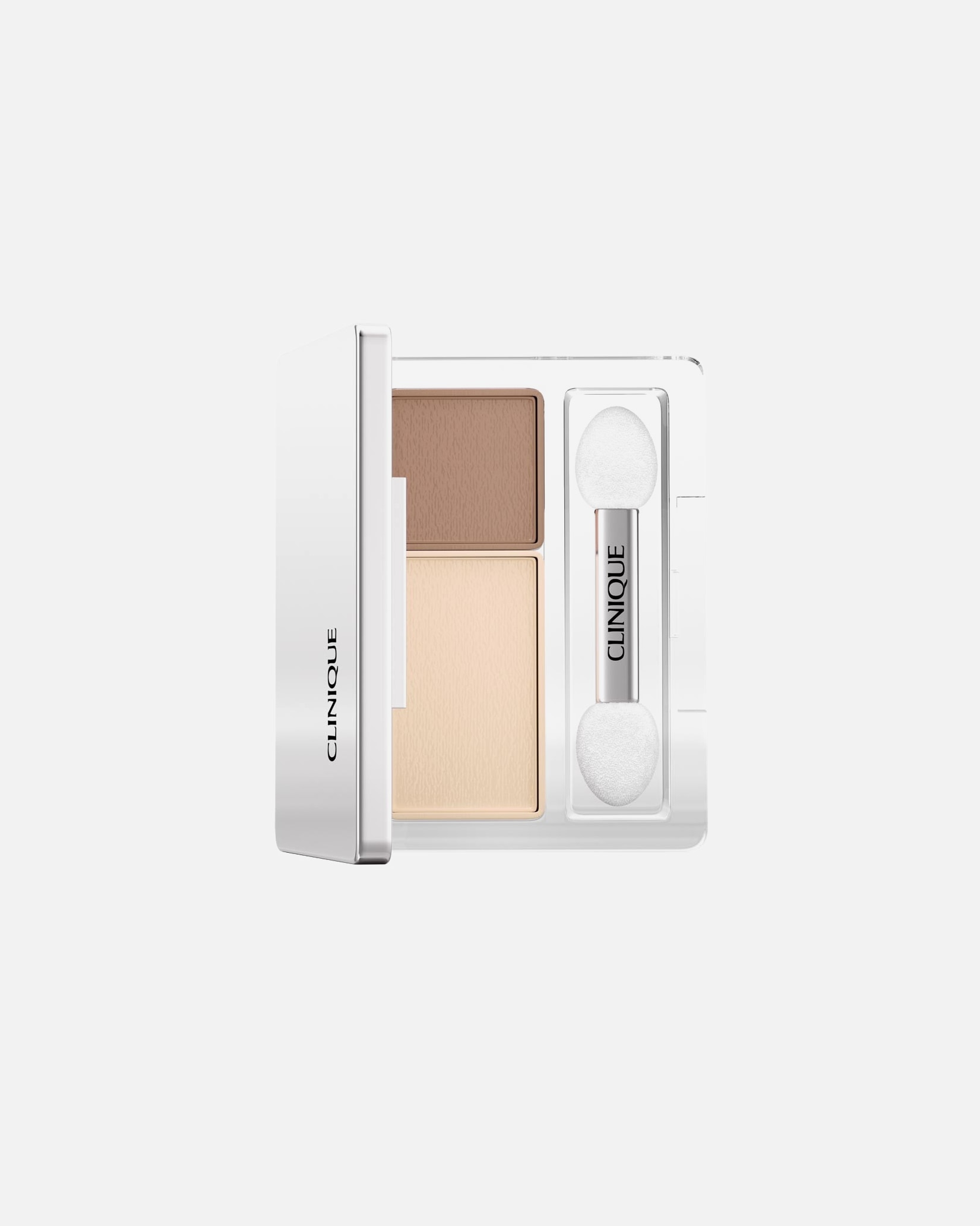 Lidschatten für Unisex Clinique All About Shadow Duo Twilight Mauve / Brandided 4 - IVORY BISQUE/ BRONZE SATIN