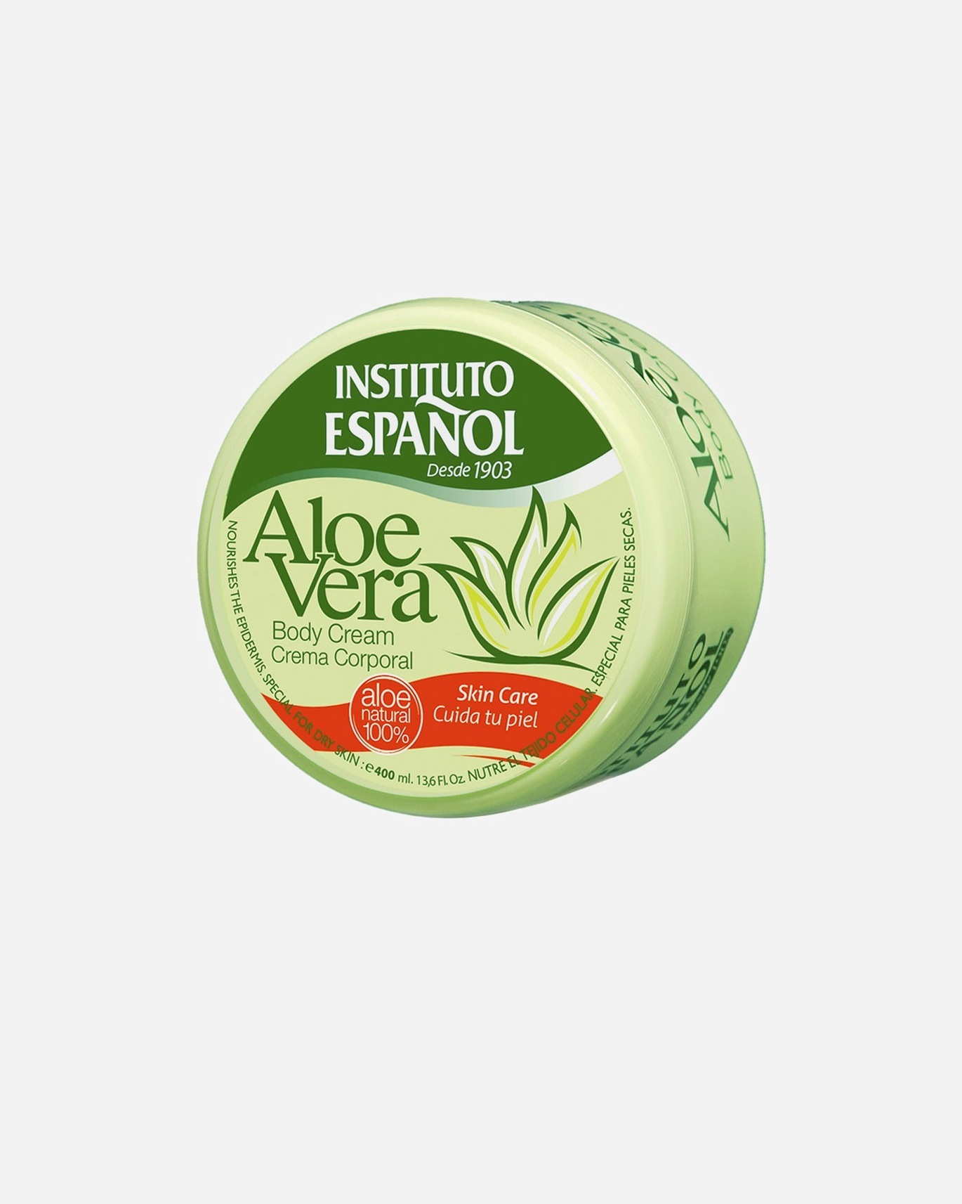 Körpercreme für Unisex Instituto Español Aloe Vera 400 ml