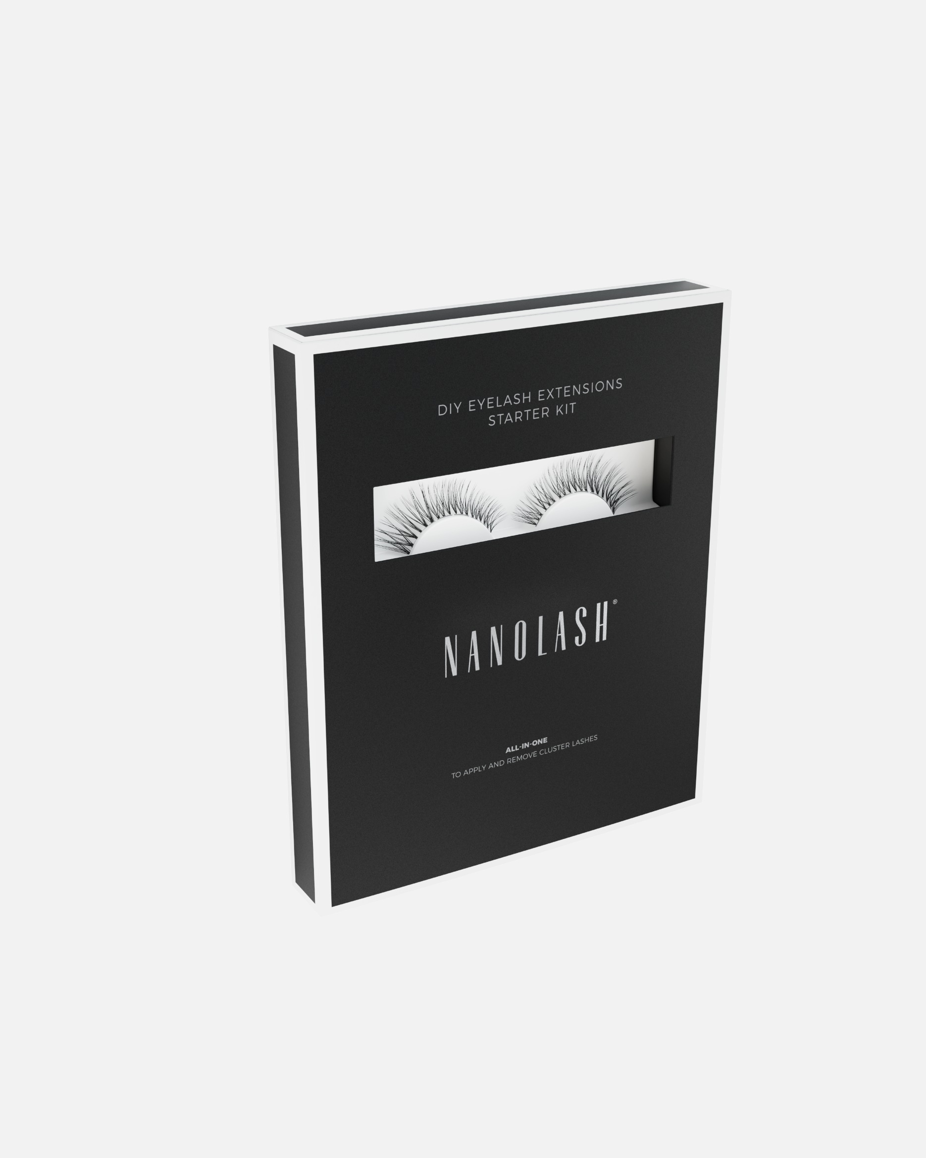 Künstliche Wimpern für Unisex Nanolash Set zur cluster wimpern zur DIY Wimpernverlängerung zu Hause Divine