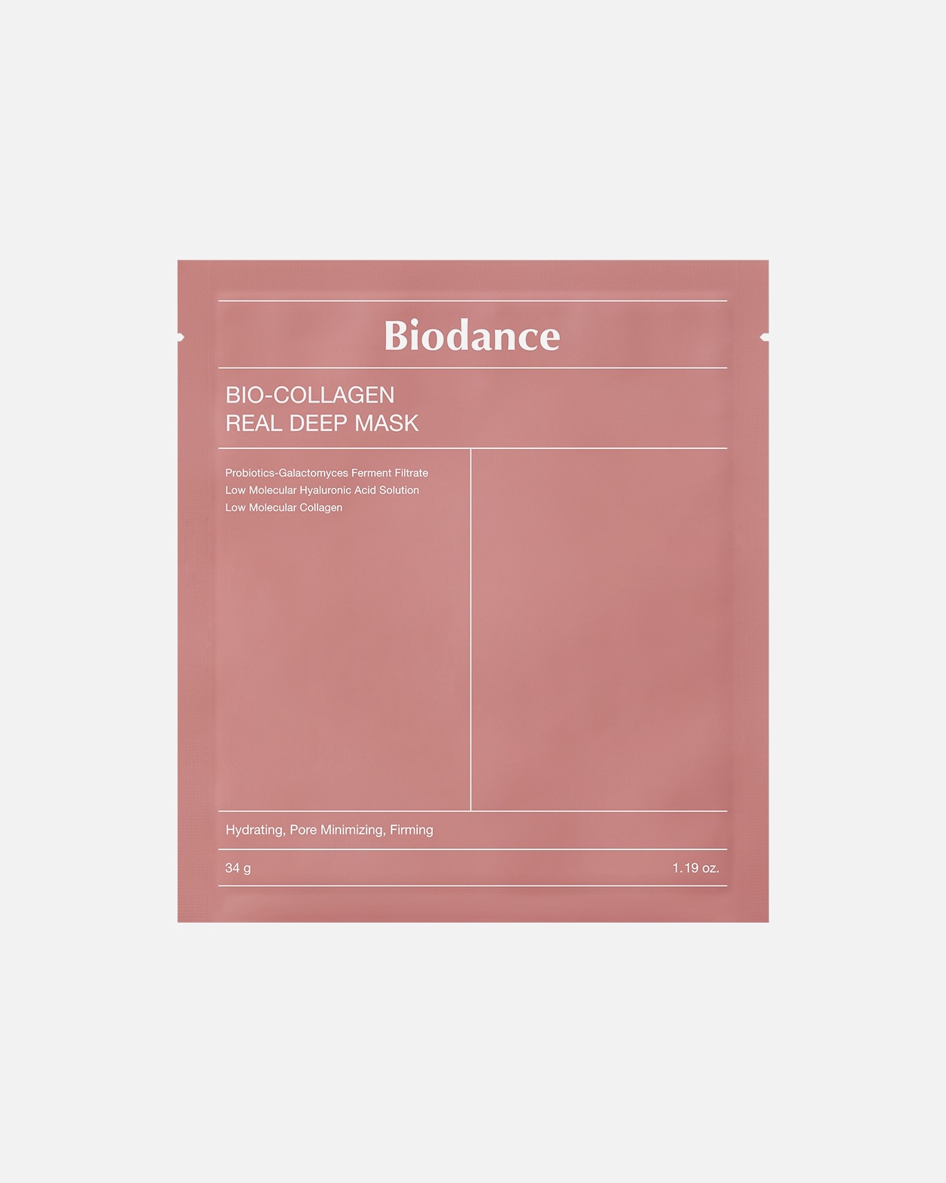 Gesichtspflegeset für Unisex Biodance Default Brand Line Bio Collagen-Real Deep Mask 4er Pack 1 Stück