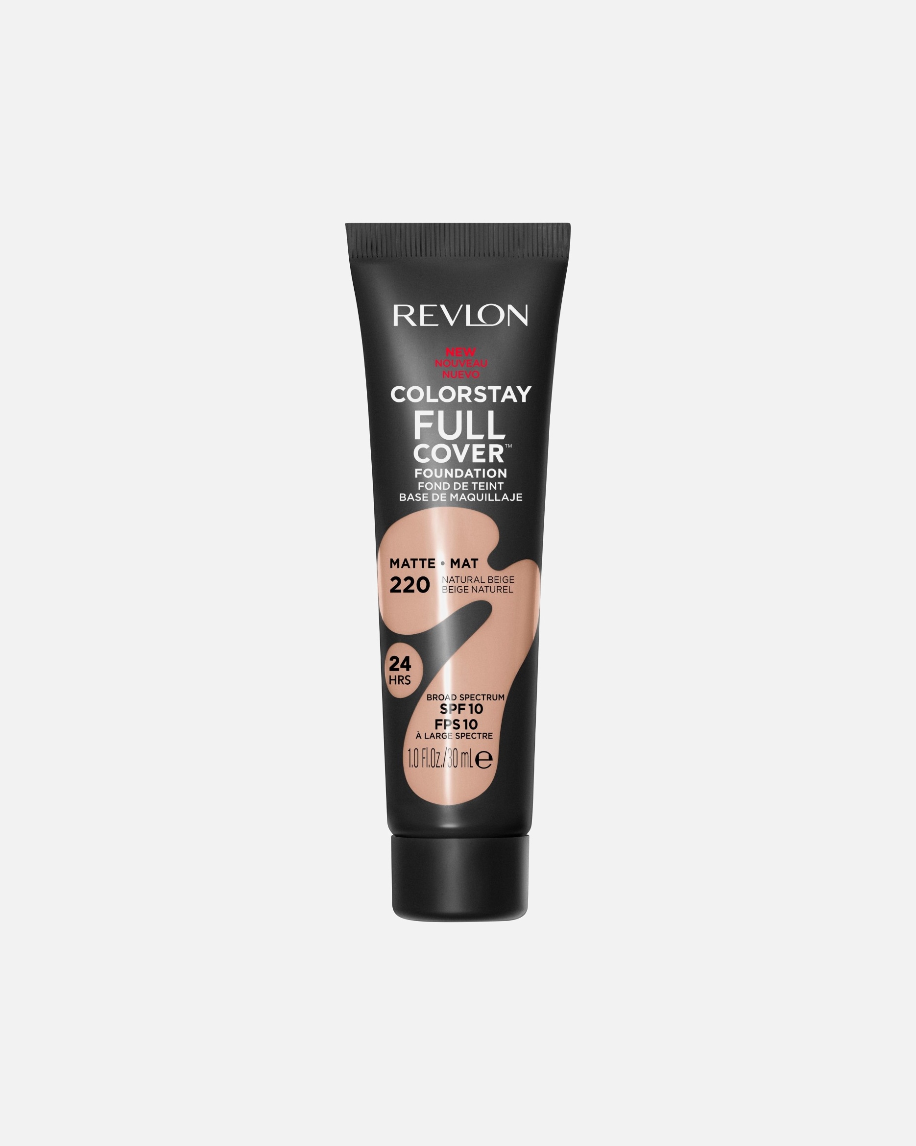 Foundation für Unisex Revlon ColorStay™ Revlon ColorStay Full Cover Long Lasting Matte Foundation, leichtes hitze- und schweißbeständiges Gesichts-Makeup, 390 Early Tan Nr. 220