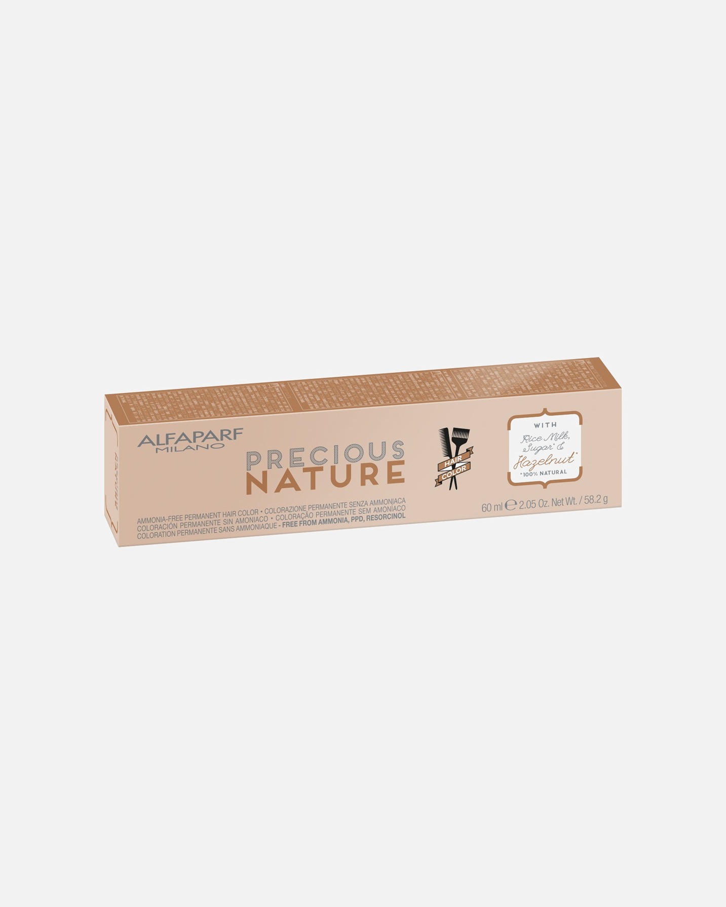 Haarfarbe für Unisex ALFAPARF MILANO Precious Nature Hair Color Kalte Brauntöne 10.21