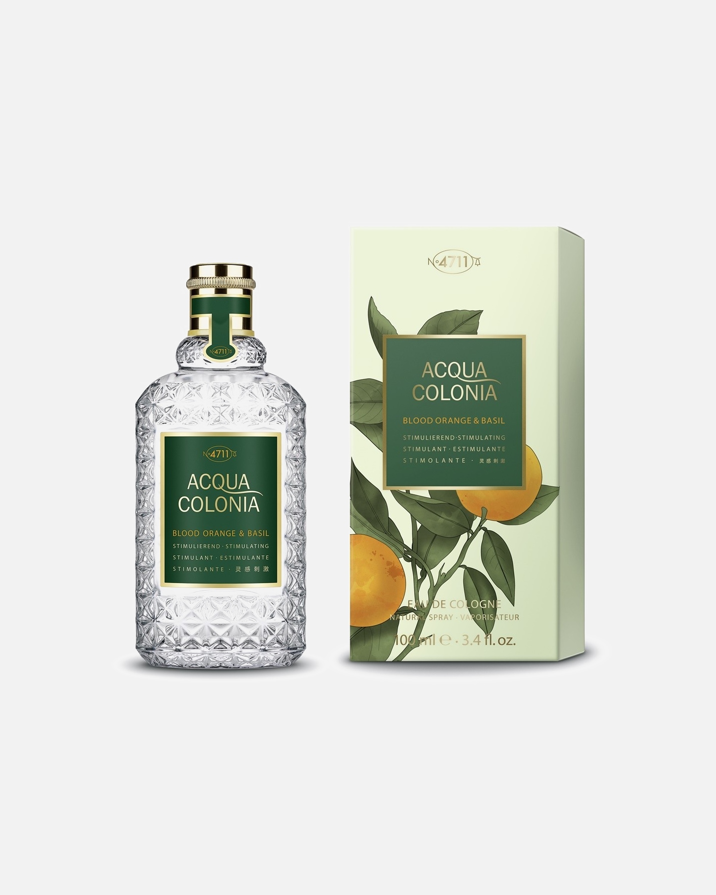 Eau de Cologne für Unisex 4711 Acqua Colonia Blood Orange & Basil Aqua Colonia 100 ml