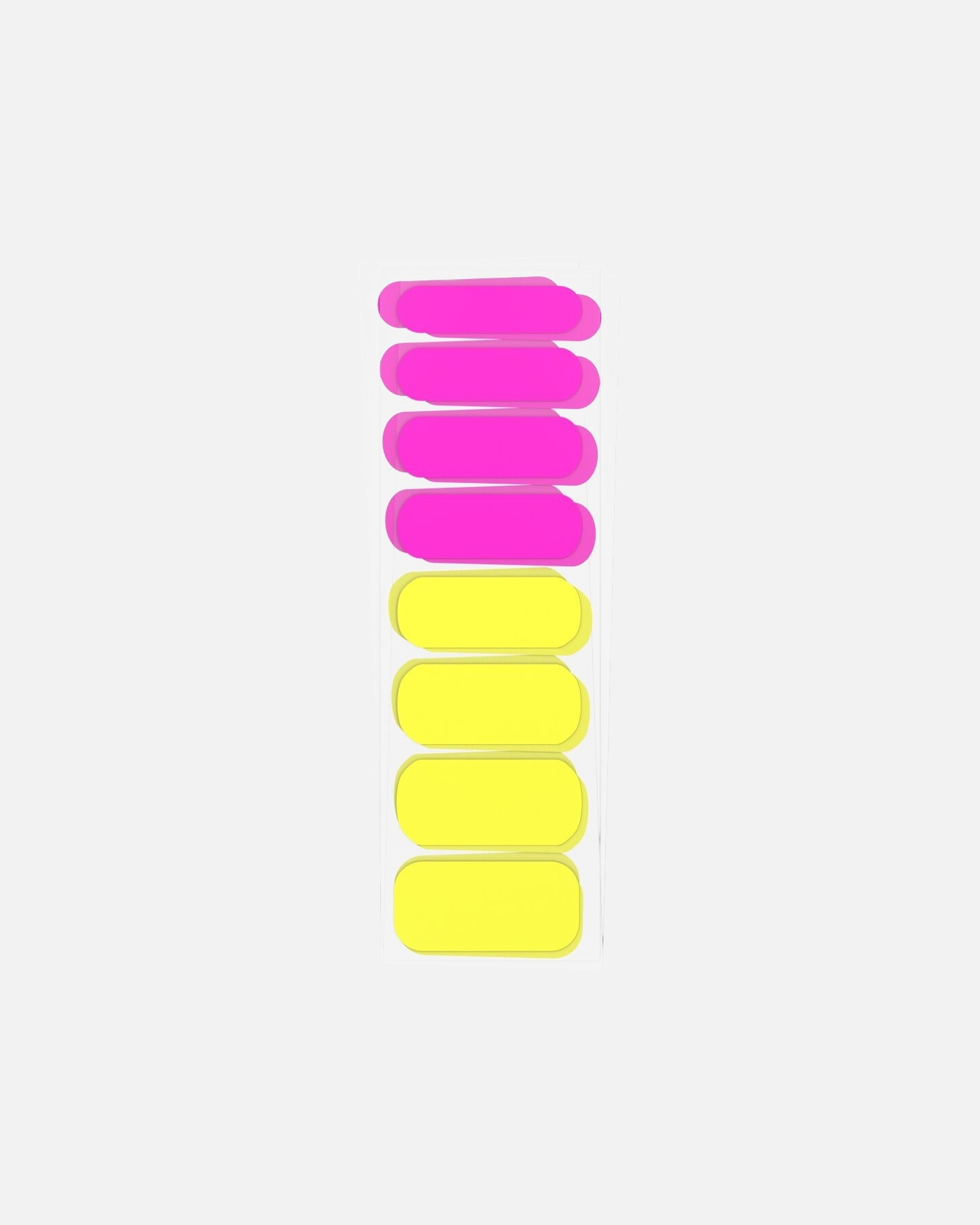 Nageldesign für Unisex Catrice Neon Blast Nail Polish Strips 10 - NEON EXPLOSION