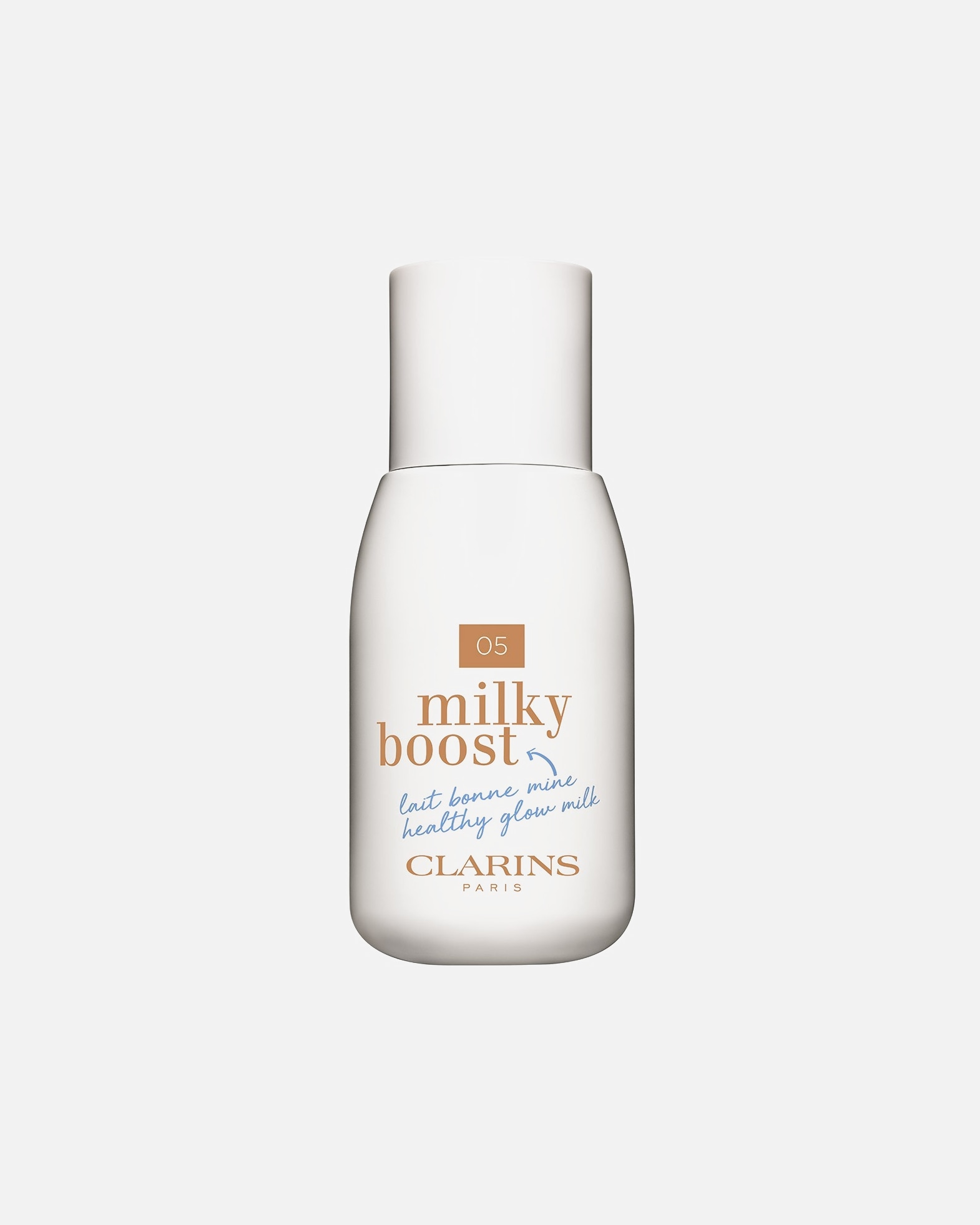Foundation für Weiblich Clarins Milky Boost 05 - MILKY SANDALWOOD