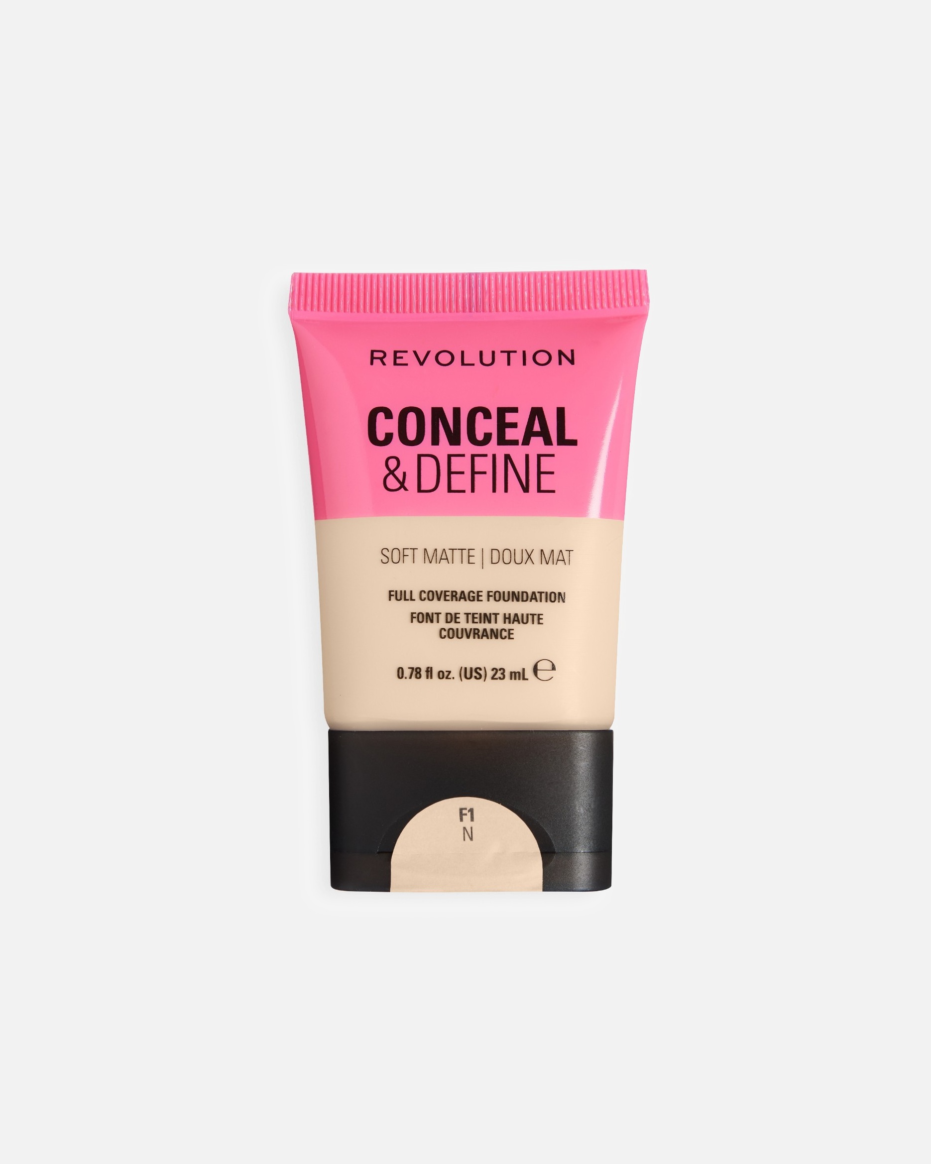 Foundation für Unisex REVOLUTION Conceal and Define Soft Matte Tube 23 ml