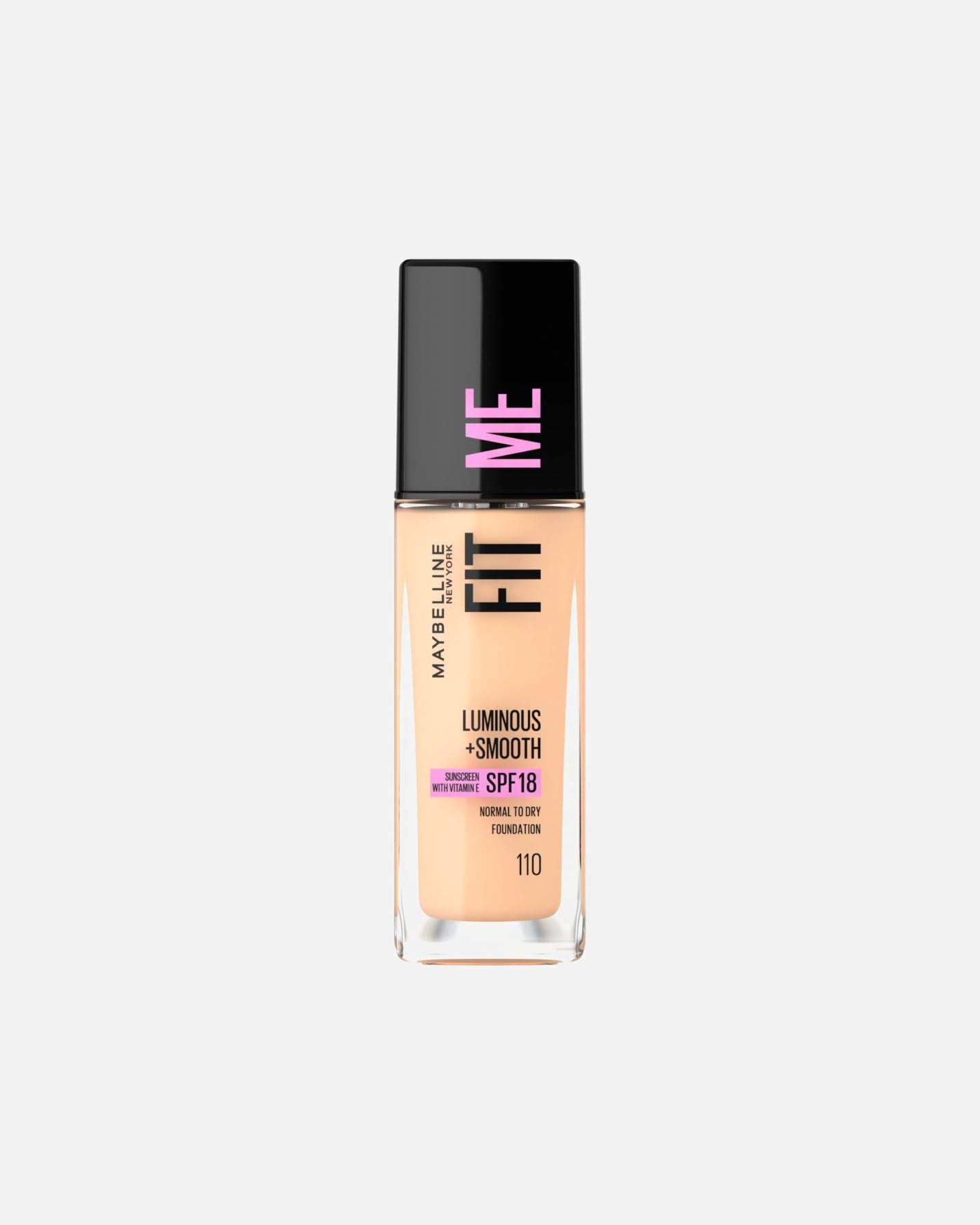 Foundation für Unisex Maybelline Fit Me! Liquid Make-Up 110 - PORCELAIN