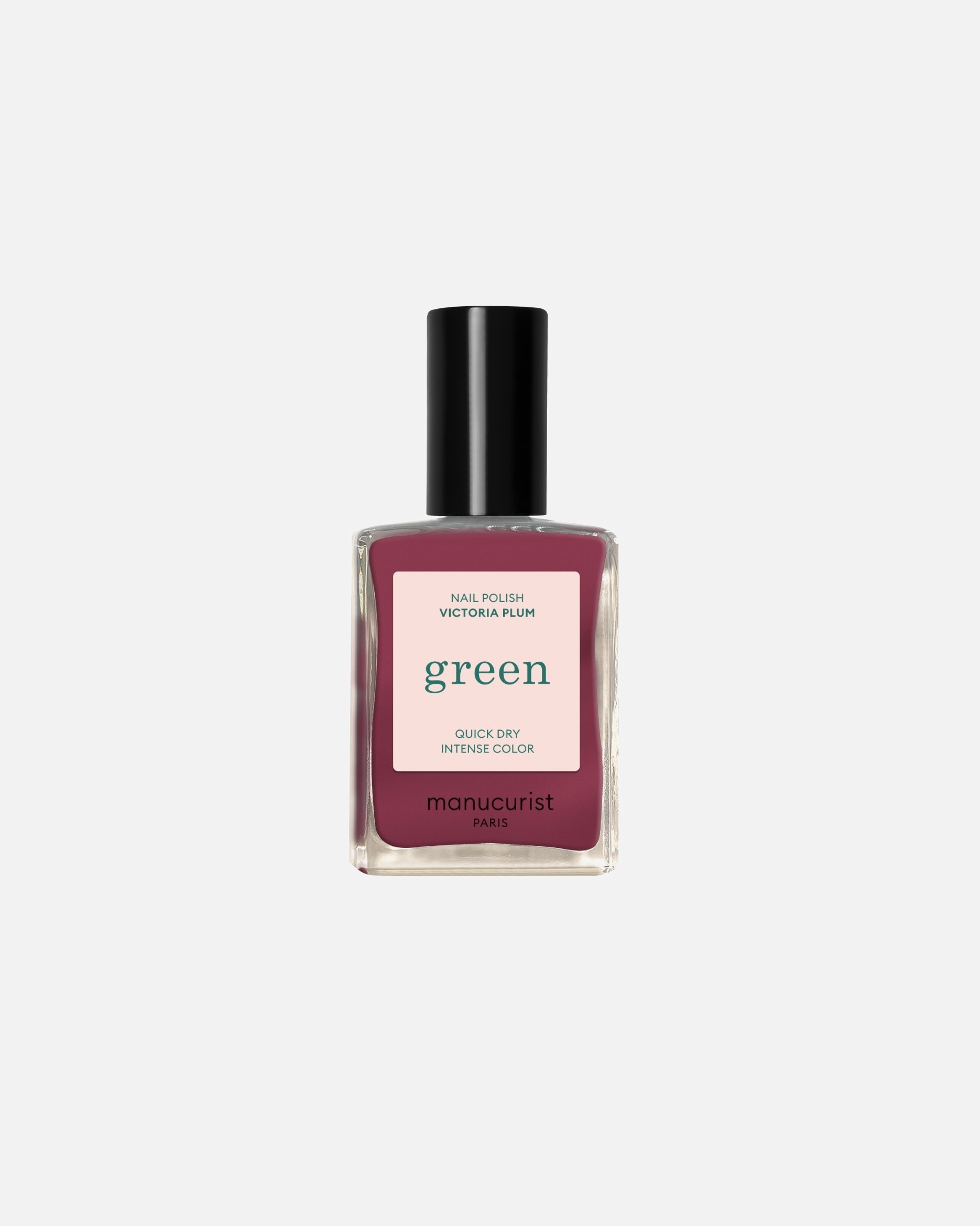 Nagellack für Unisex manucurist green Quick Dry #843E48 - VICTORIA PLUM