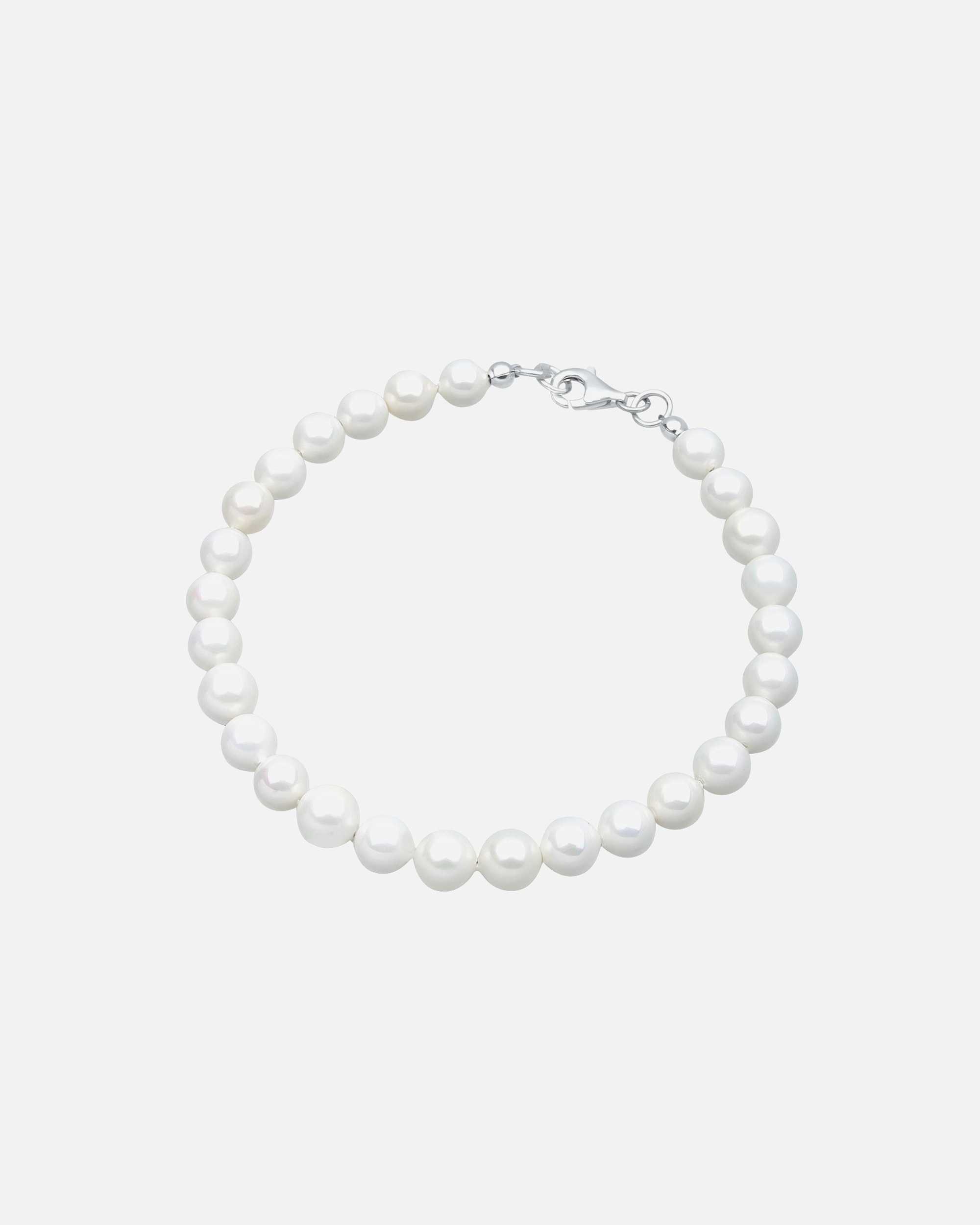 Armband für Weiblich Elli Muschelkernperlen Schimmernd 925 Sterling Silber 1 Stück