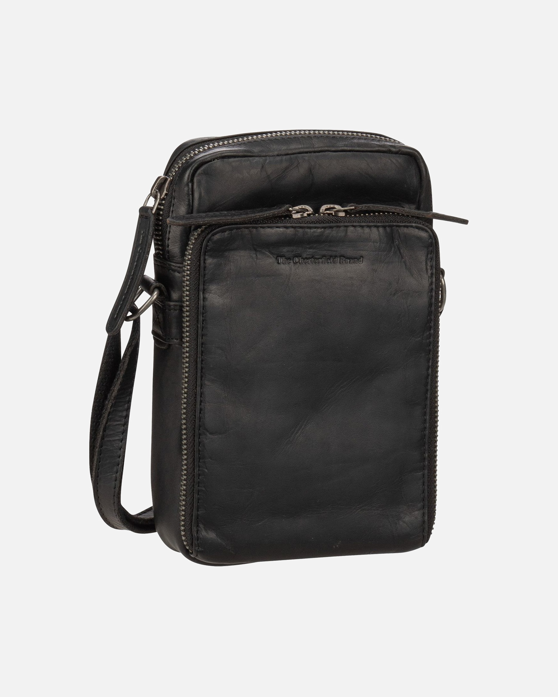 Handy Accessoire für Weiblich The Chesterfield Brand The Chesterfield Brand Hamilton Handytasche Schwarz