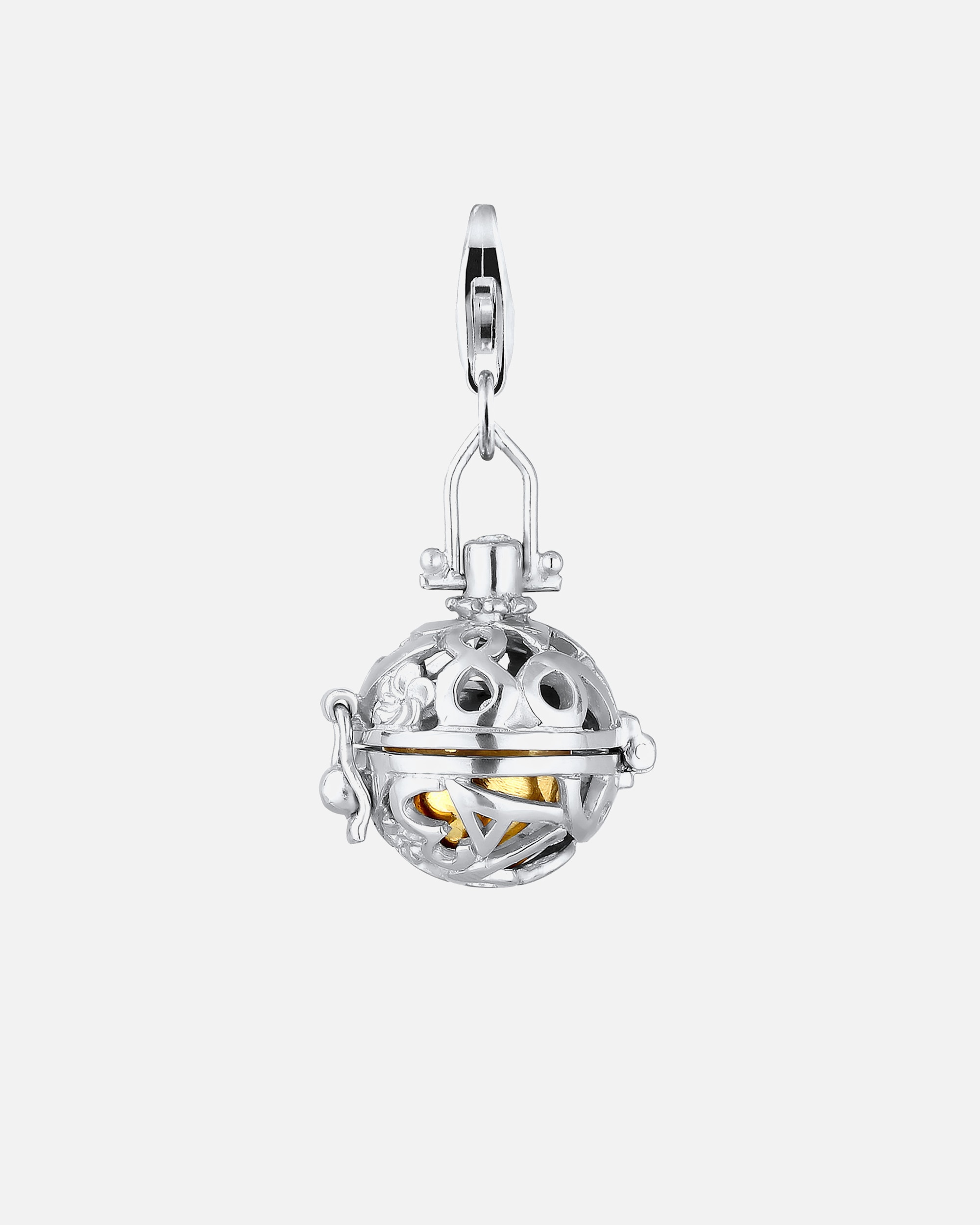 Schmuckanhänger für Weiblich Nenalina Klangkugel Ornament Zirkonia 925 Silber 1 Stück