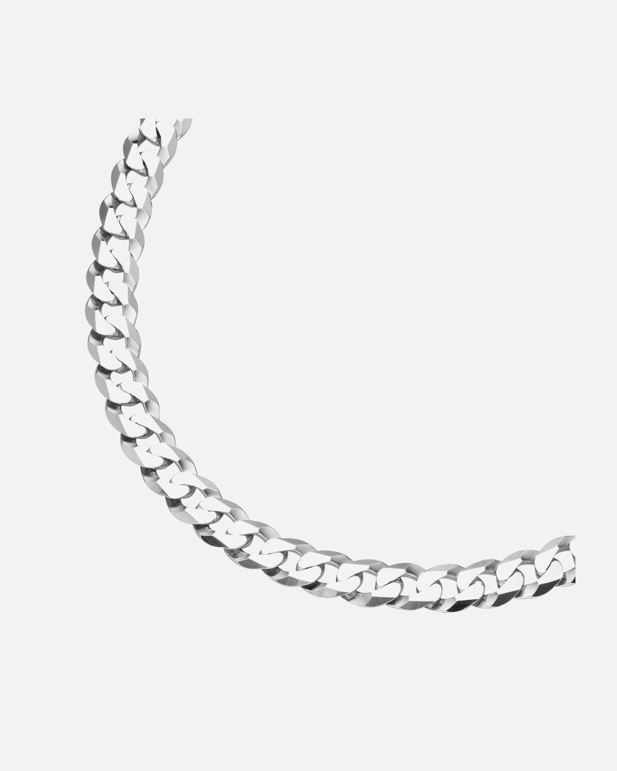 Halskette für Weiblich Smart Jewel Kette Panzerkette diamantiert, massiv, Silber 925 50 cm