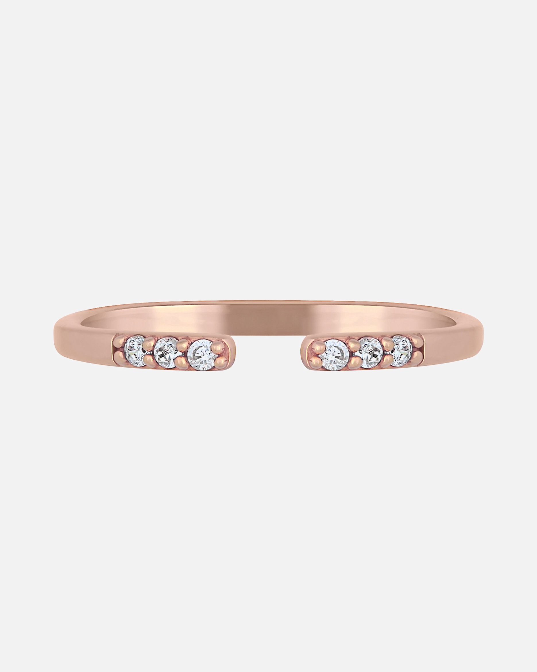 Ring für Weiblich caï Caï Damen-Damenring 925er Silber 6 Zirkonia 56 32016384 48