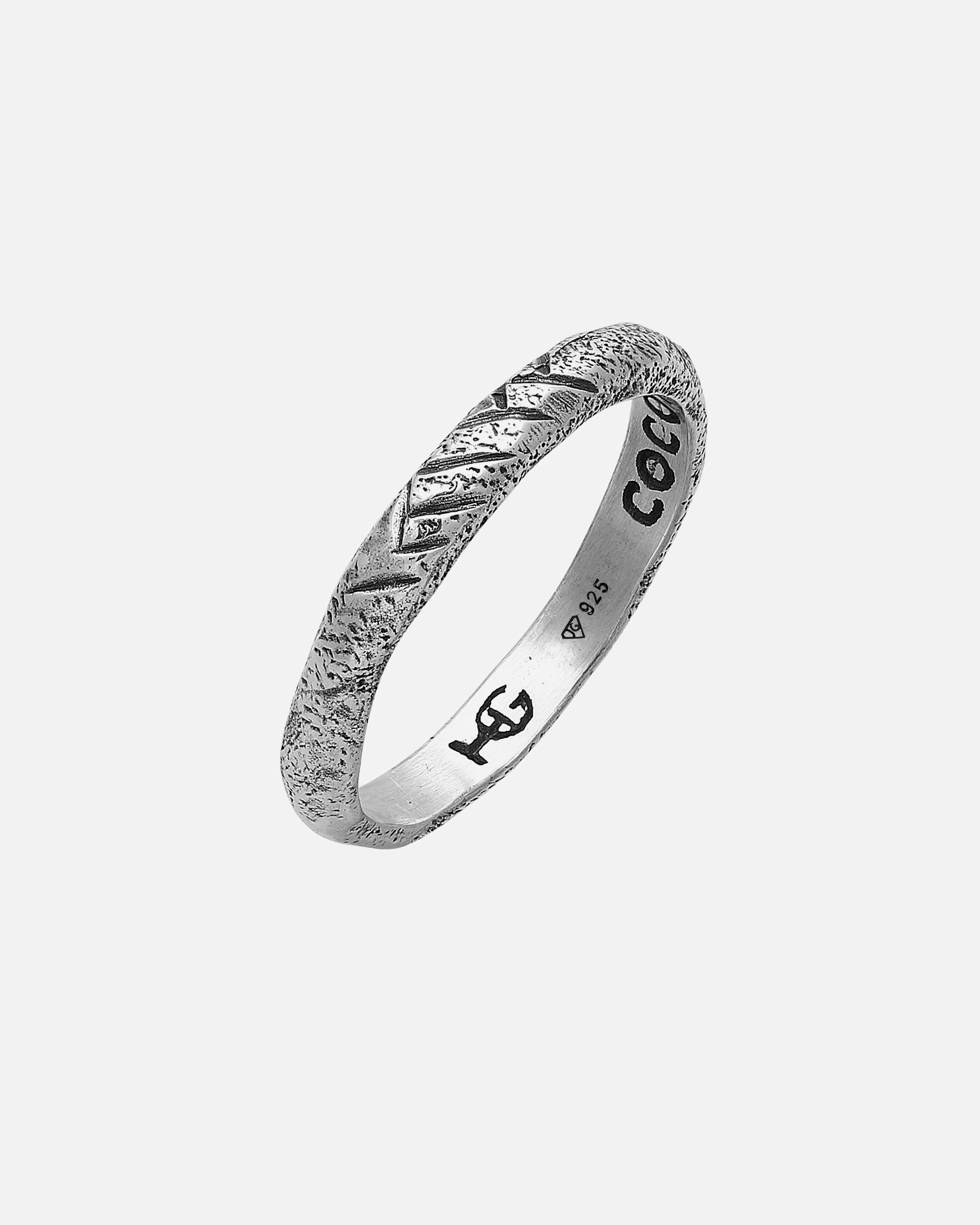 Ring für Männlich Haze & Glory Default Brand Line Coconut Society Stacking 925 Silber 60