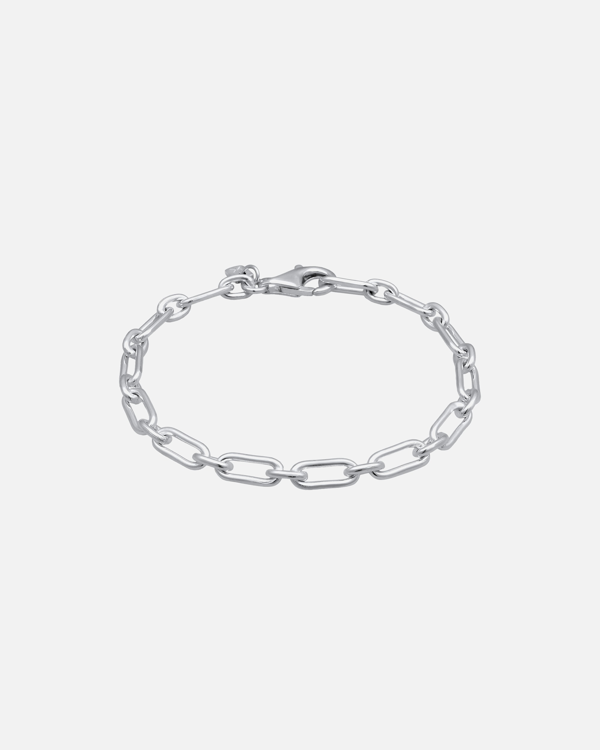 Armband für Männlich KUZZOI Gliederkette Modern Oval 925 Sterling Silber 1 Stück