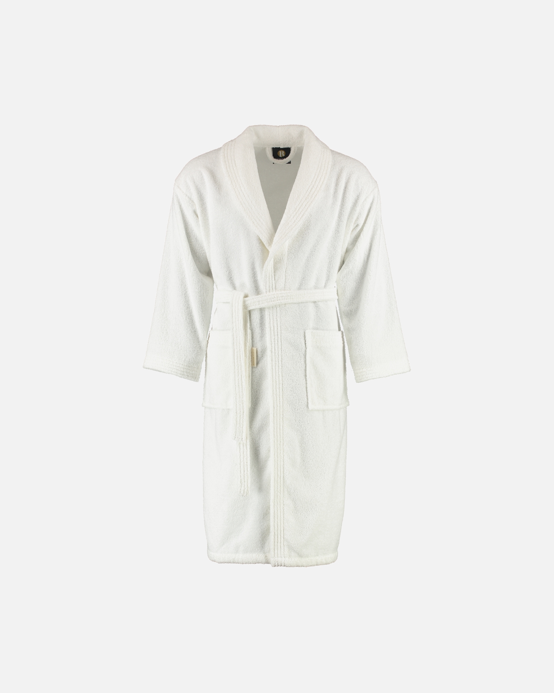 Bademantel für Unisex Rhomtuft Rhomtuft Bademäntel unisex Schalkragen Sir & Lady weiss - 01 L